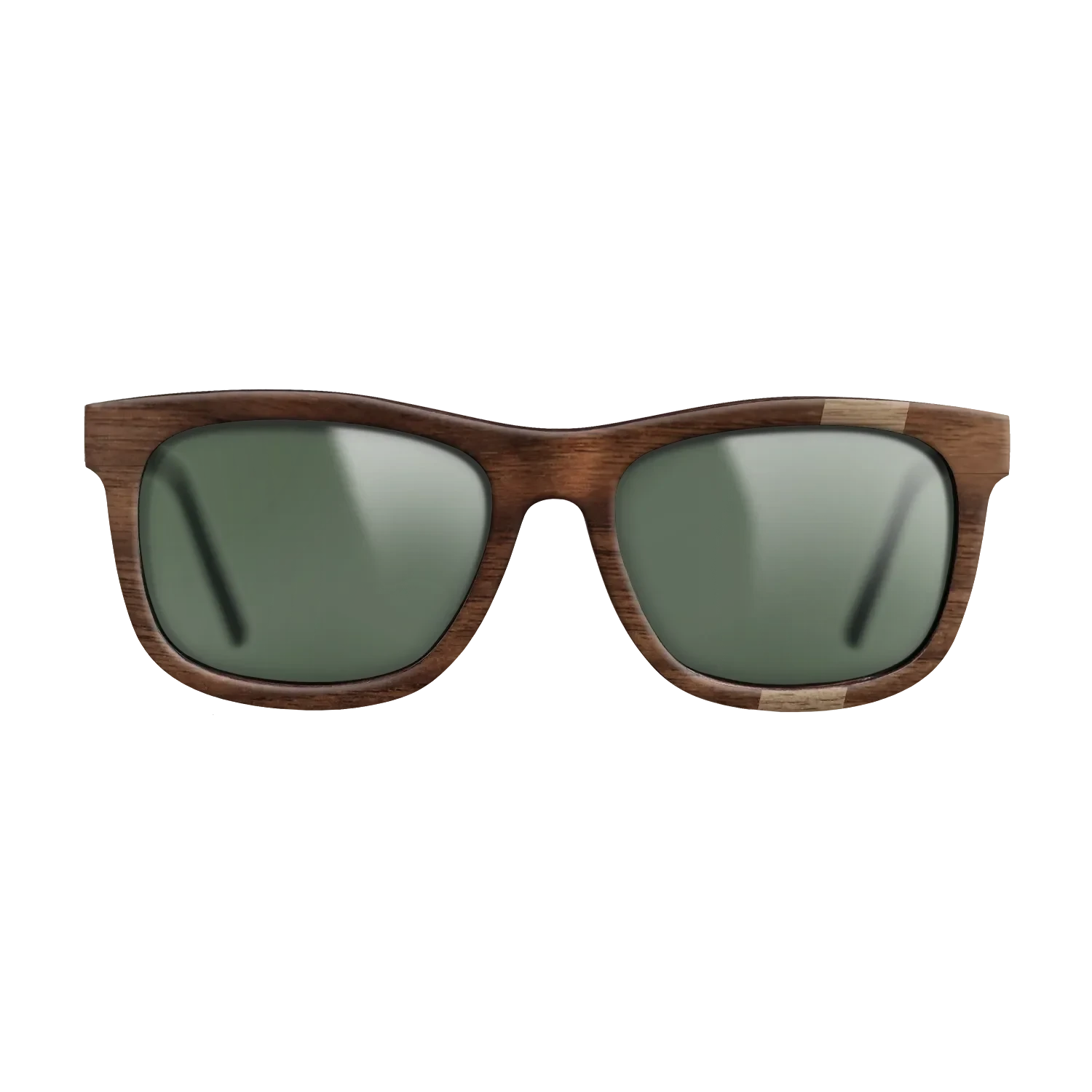 Walnut: Straight Grain,Walnut Claro Dark: Wedge - The Hero - Square - SIRIS wood optic
