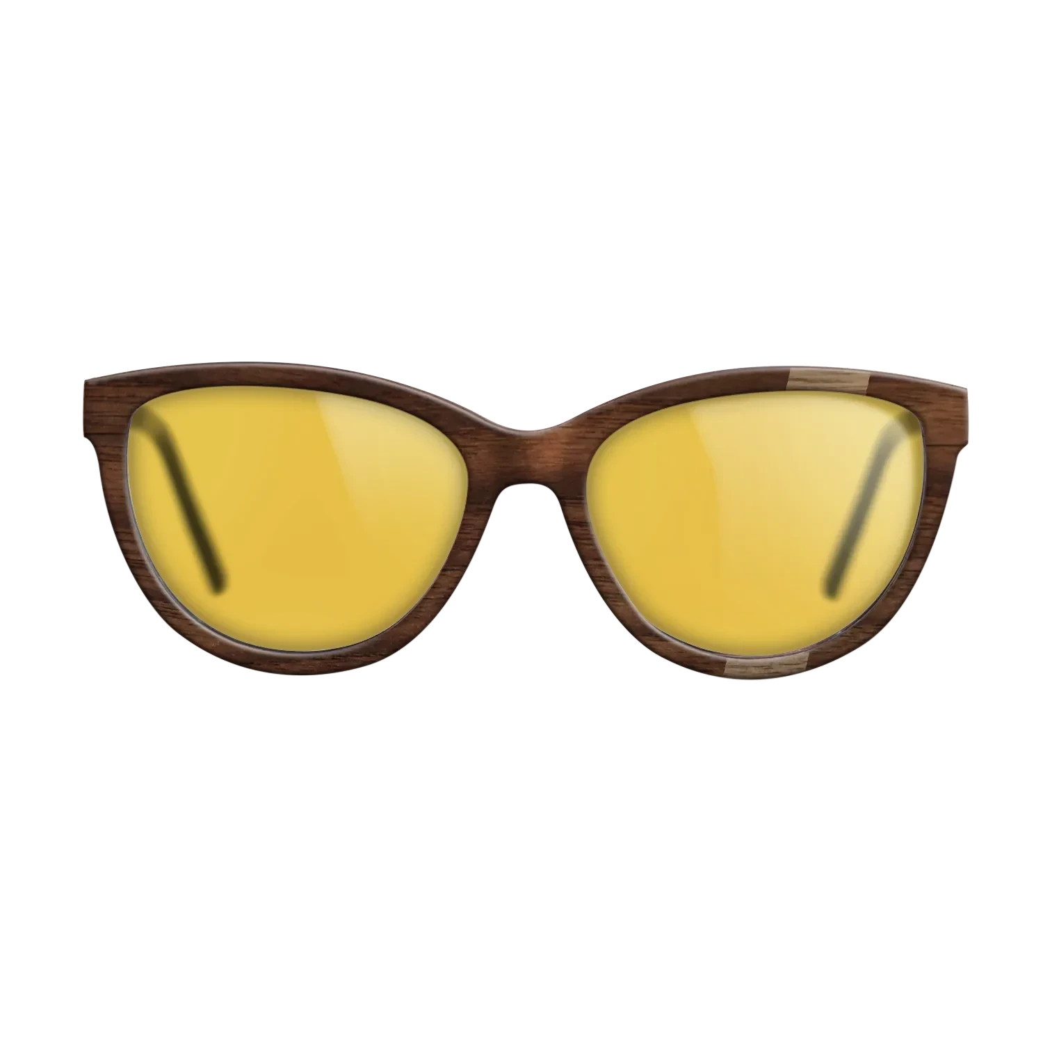 Walnut: Straight Grain,Walnut Claro Dark: Wedge - The Maiden - Cat - SIRIS wood optic