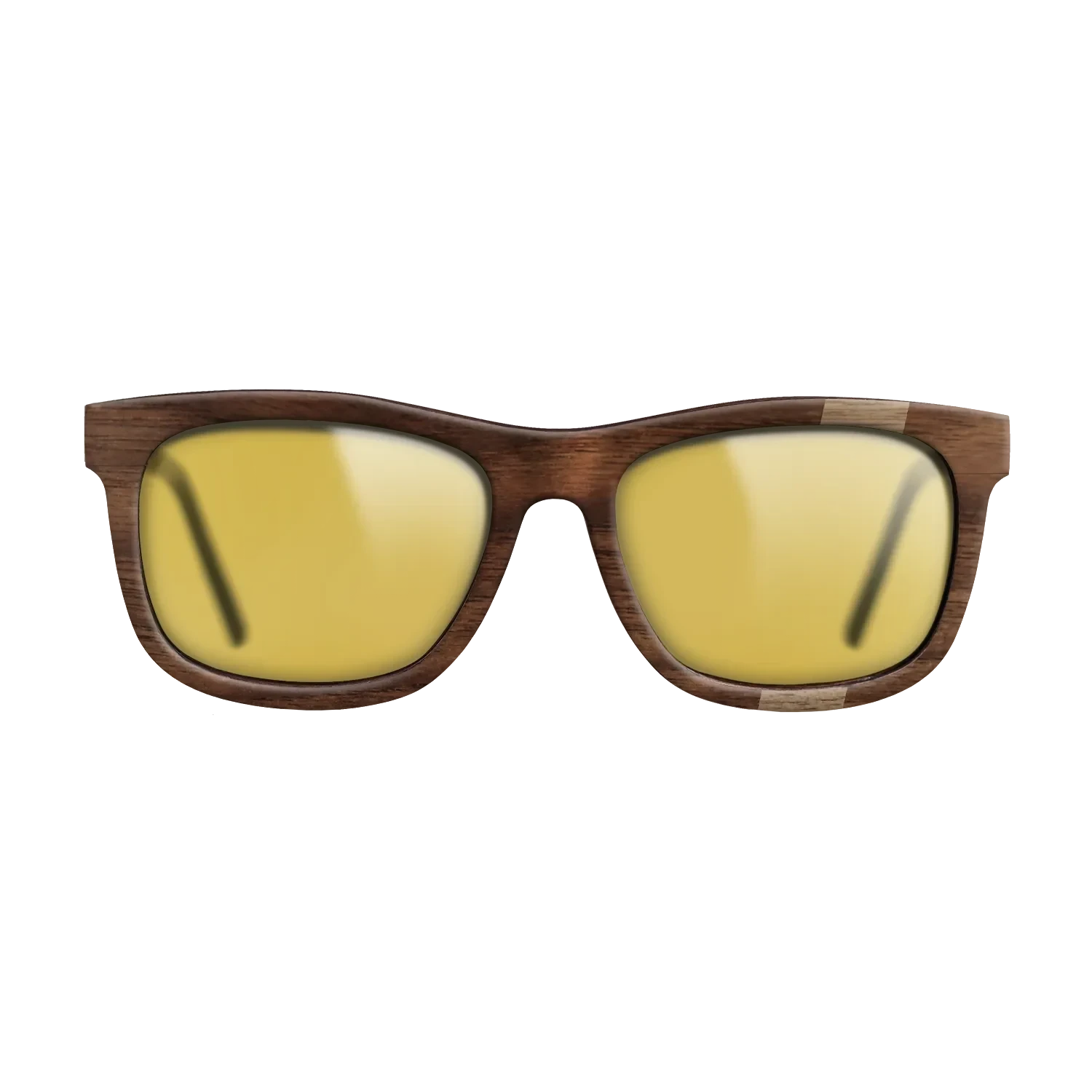 Walnut: Straight Grain,Walnut Claro Dark: Wedge - The Hero - Square - SIRIS wood optic