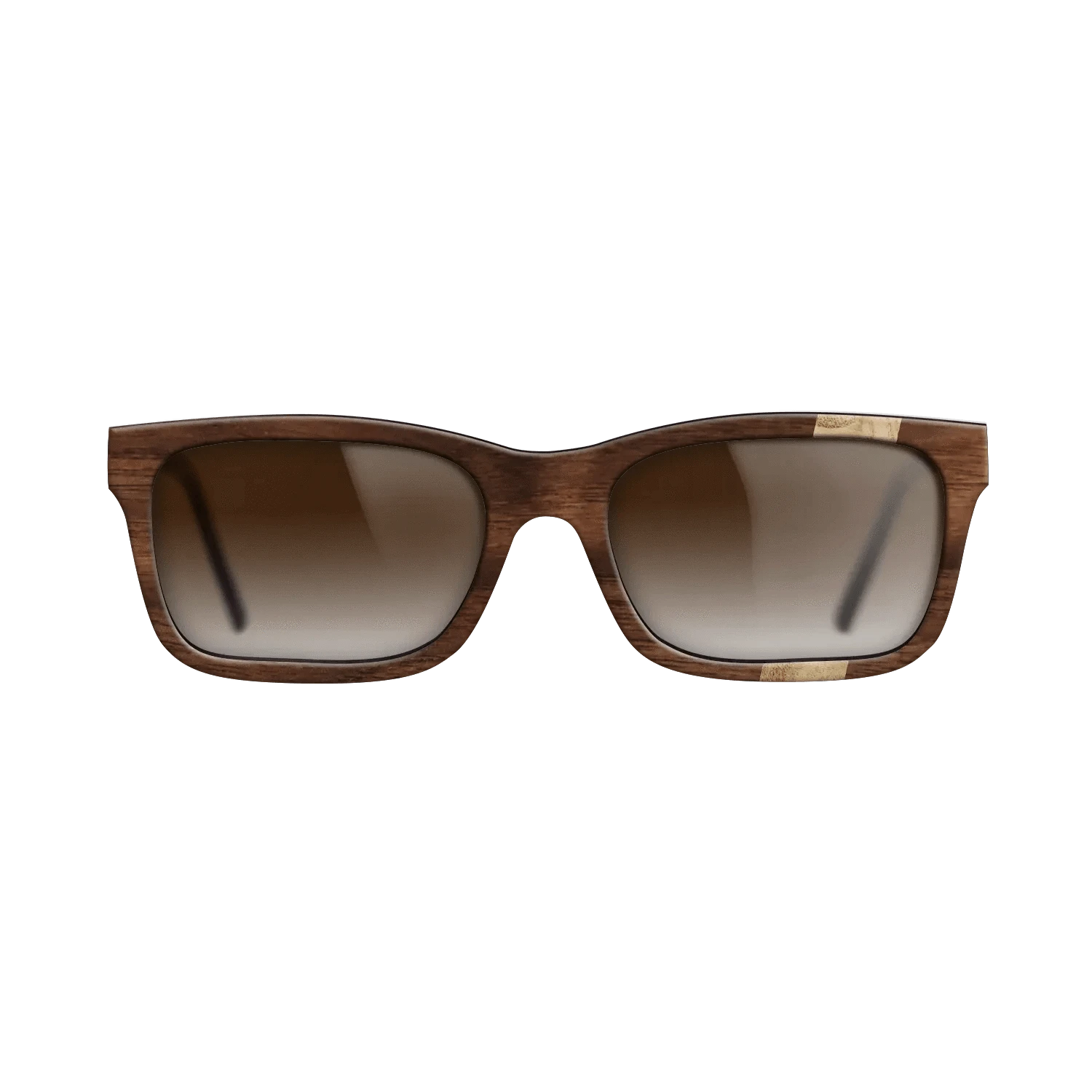 Olive Burl,Walnut Claro Dark: Wedge - The Sage - Rectangle - SIRIS wood optic