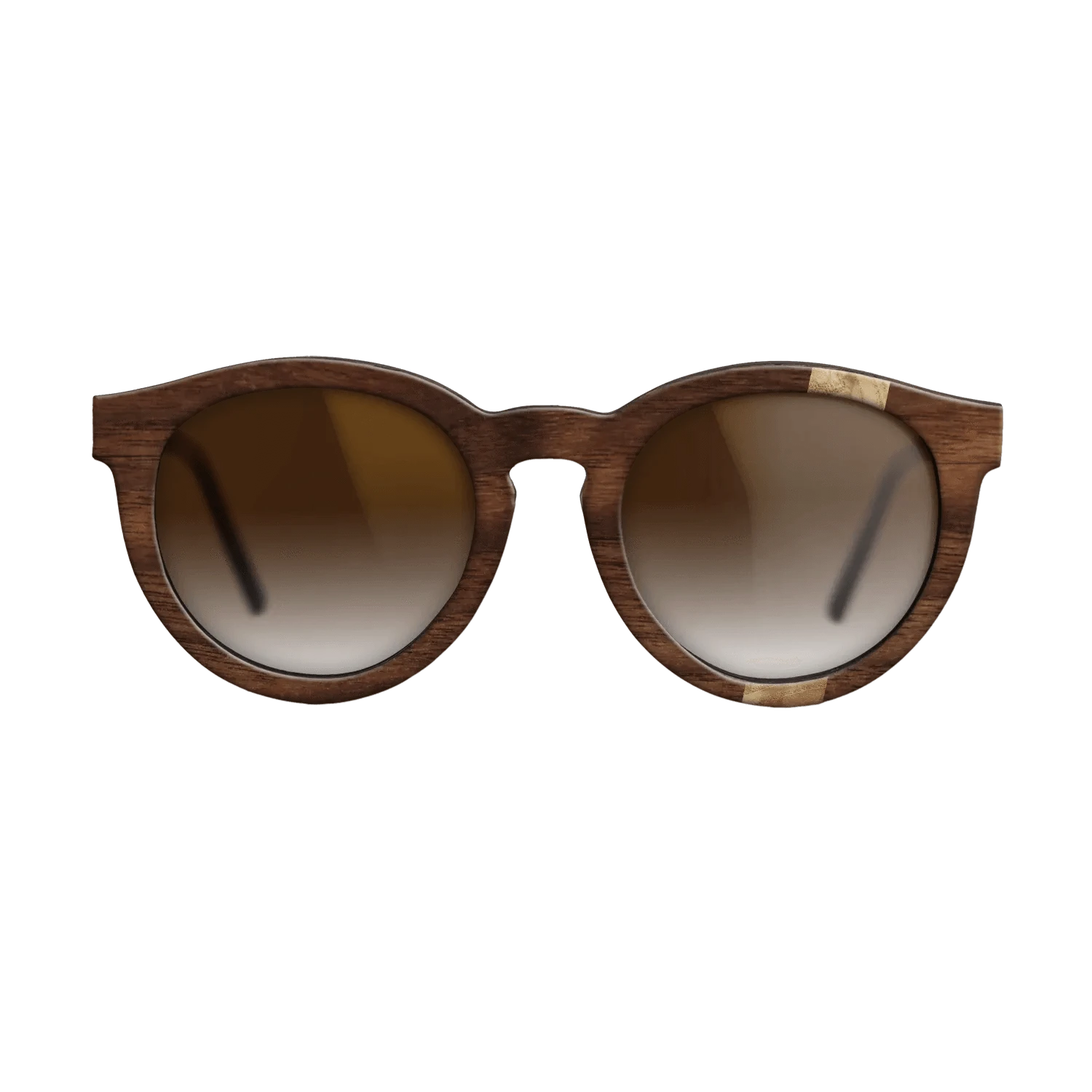Olive Burl,Walnut Claro Dark: Wedge - The Rebel - Round - SIRIS wood optic