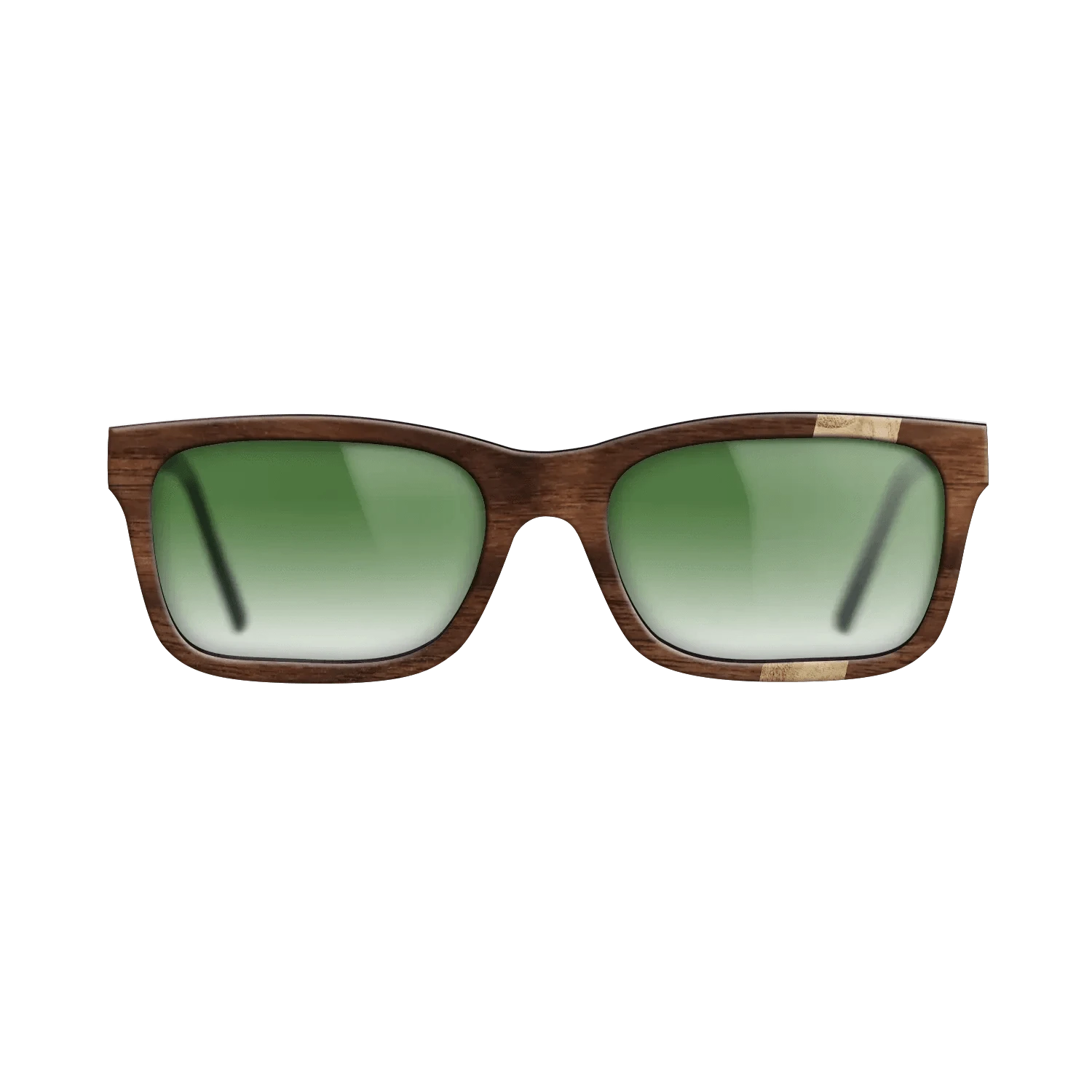 Olive Burl,Walnut Claro Dark: Wedge - The Sage - Rectangle - SIRIS wood optic