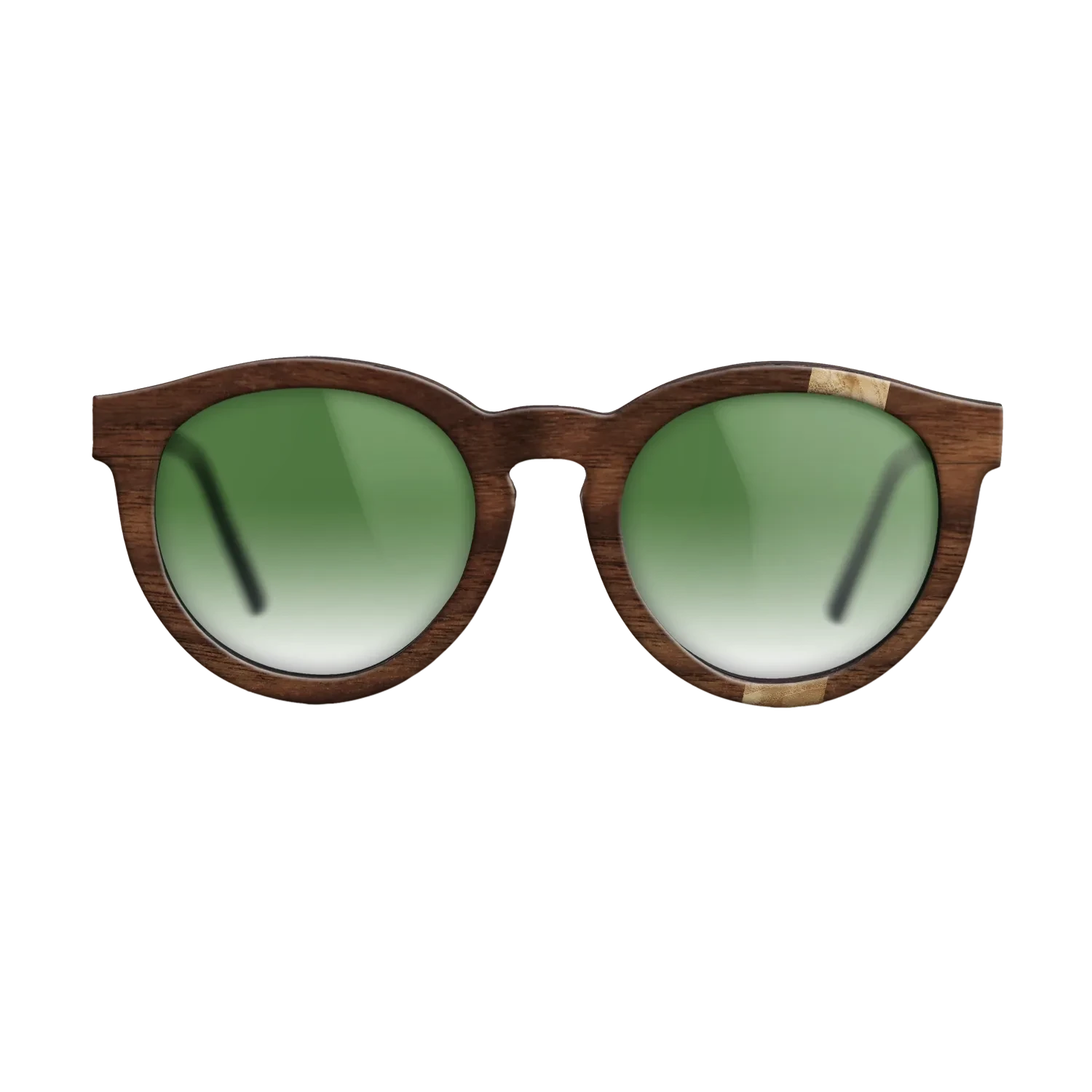 Olive Burl,Walnut Claro Dark: Wedge - The Rebel - Round - SIRIS wood optic