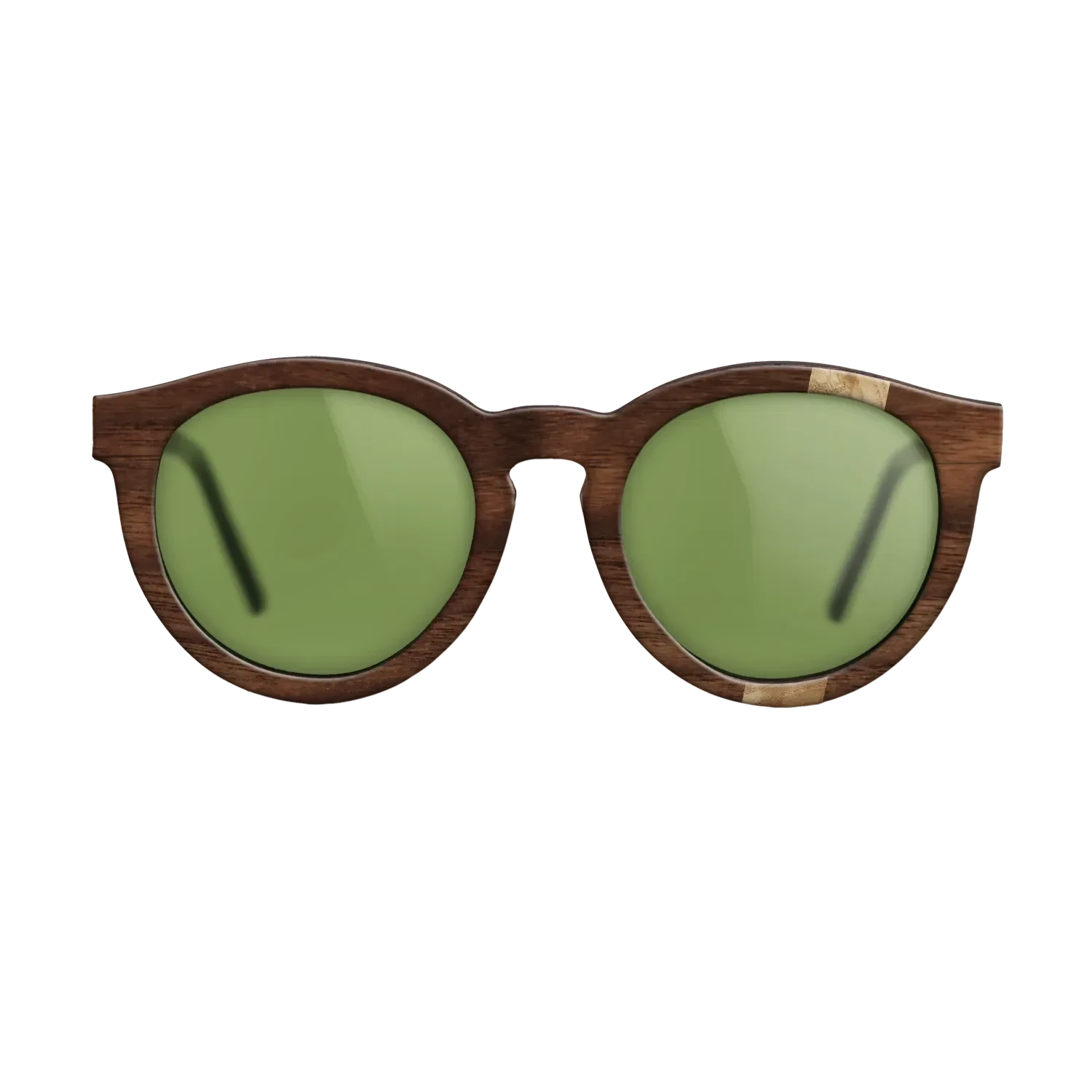 Olive Burl,Walnut Claro Dark: Wedge - The Rebel - Round - SIRIS wood optic