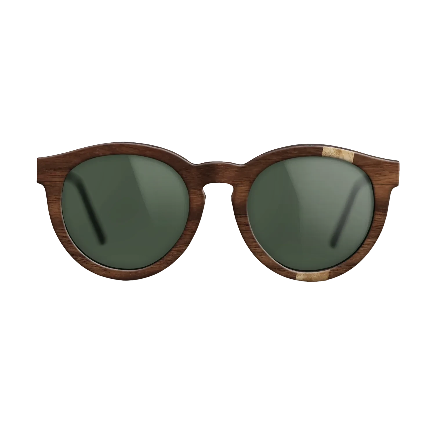 Olive Burl,Walnut Claro Dark: Wedge - The Rebel - Round - SIRIS wood optic