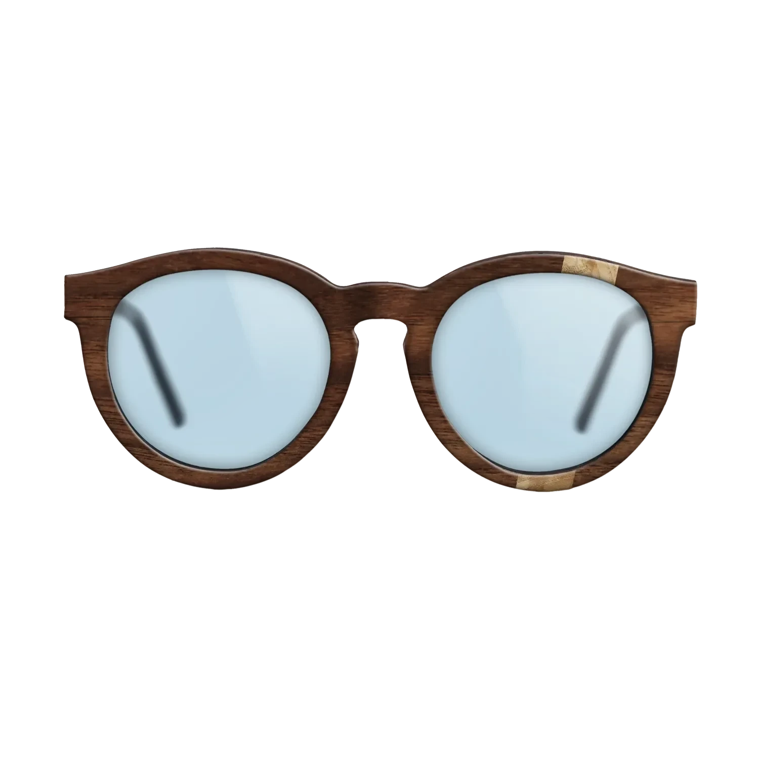 Olive Burl,Walnut Claro Dark: Wedge - The Rebel - Round - SIRIS wood optic