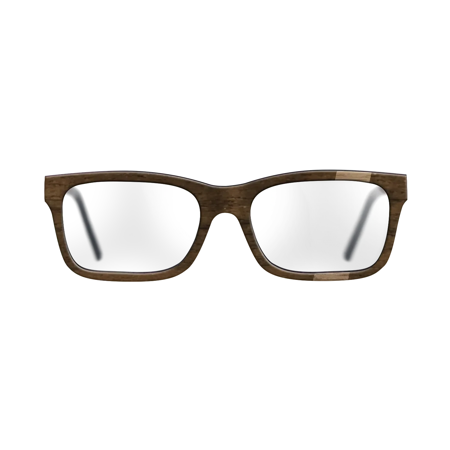 Walnut: Straight Grain,Ziricote Dark Quartered: Wedge - The Sage - Rectangle - SIRIS wood optic