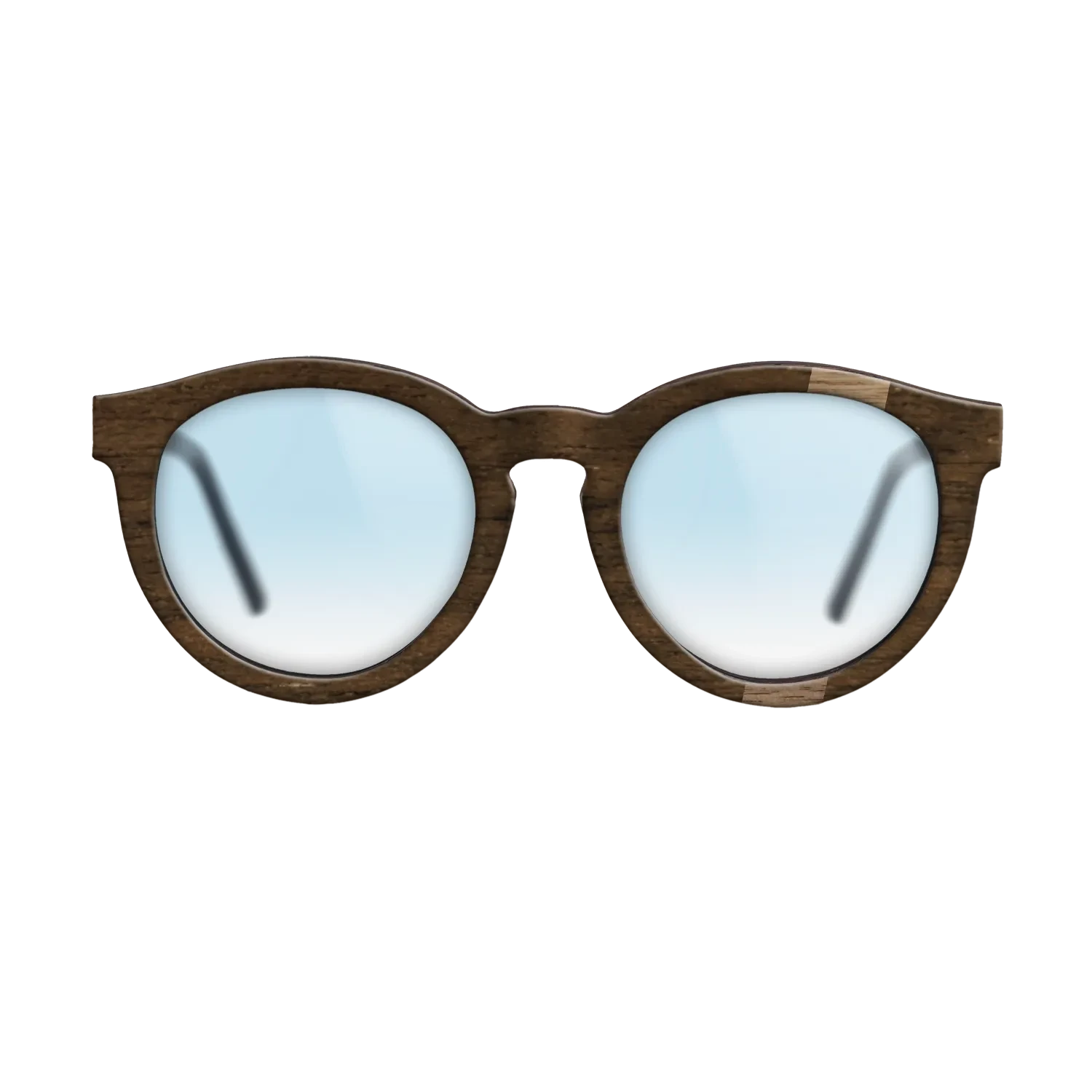 Walnut: Straight Grain,Ziricote Dark Quartered: Wedge - The Rebel - Round - SIRIS wood optic
