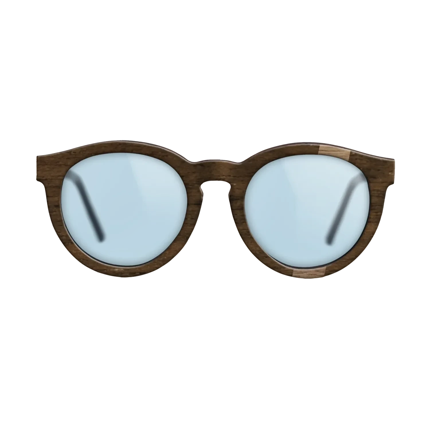Walnut: Straight Grain,Ziricote Dark Quartered: Wedge - The Rebel - Round - SIRIS wood optic