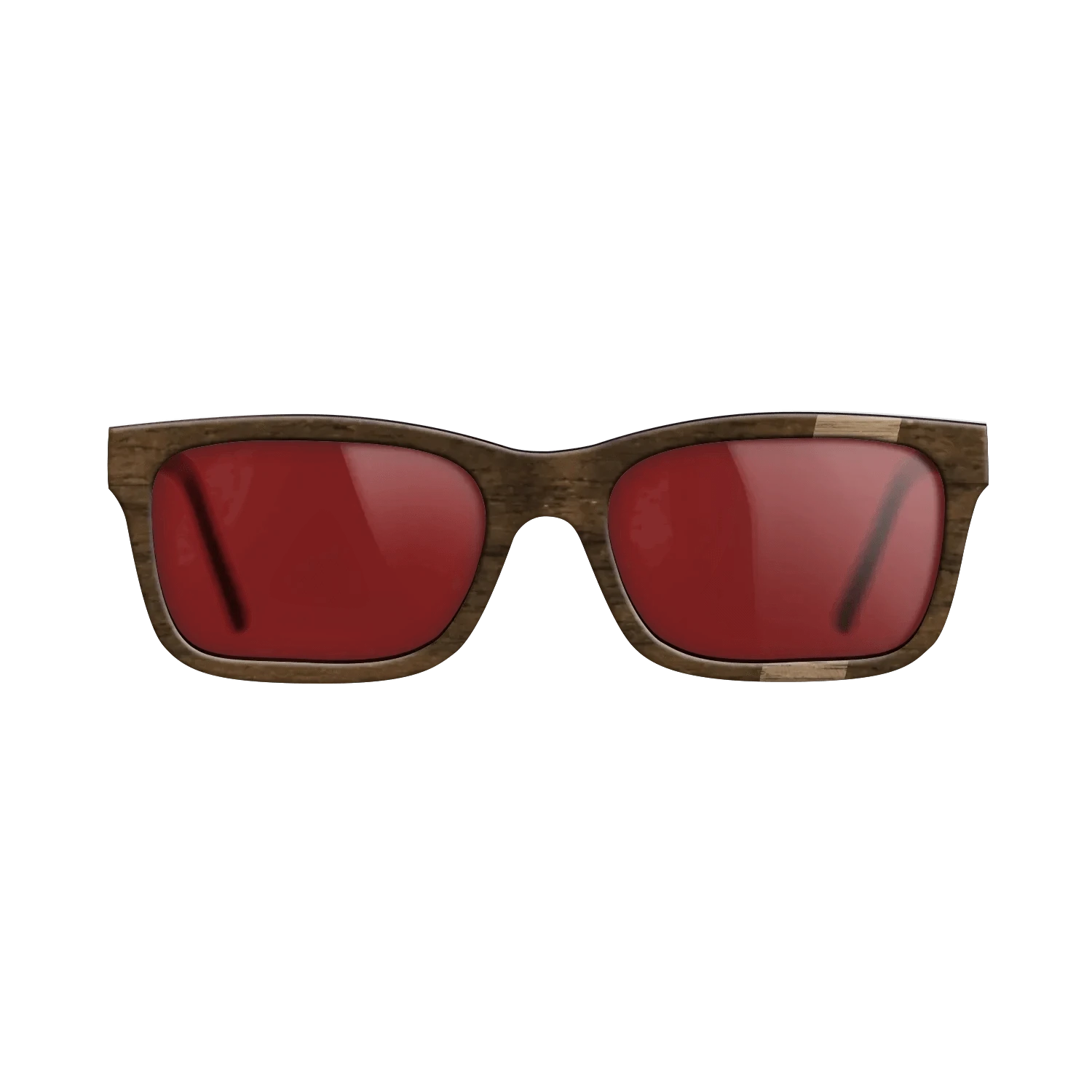 Walnut: Straight Grain,Ziricote Dark Quartered: Wedge - The Sage - Rectangle - SIRIS wood optic