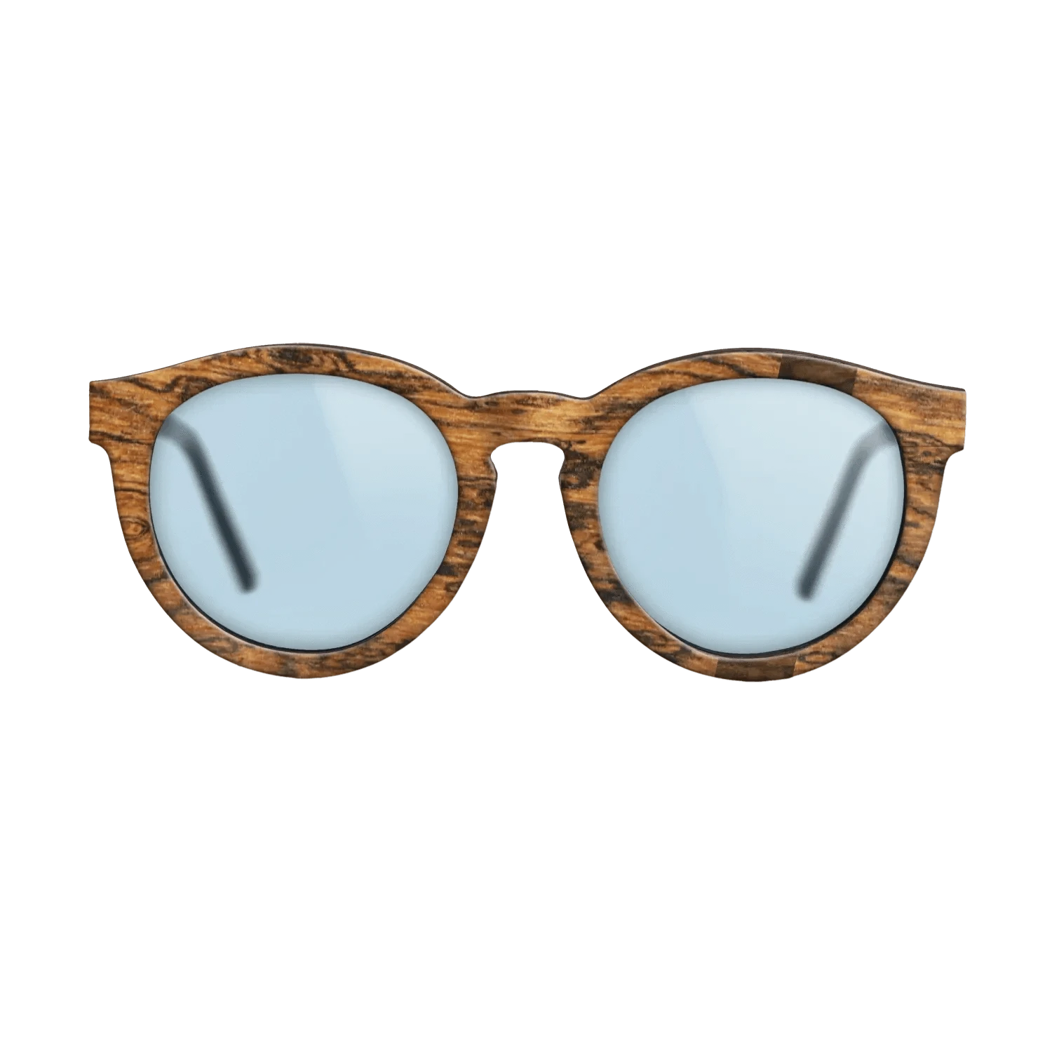 Ziricote Dark Quartered,Bocote: Wedge - The Rebel - Round - 1949 - SIRIS wood optic