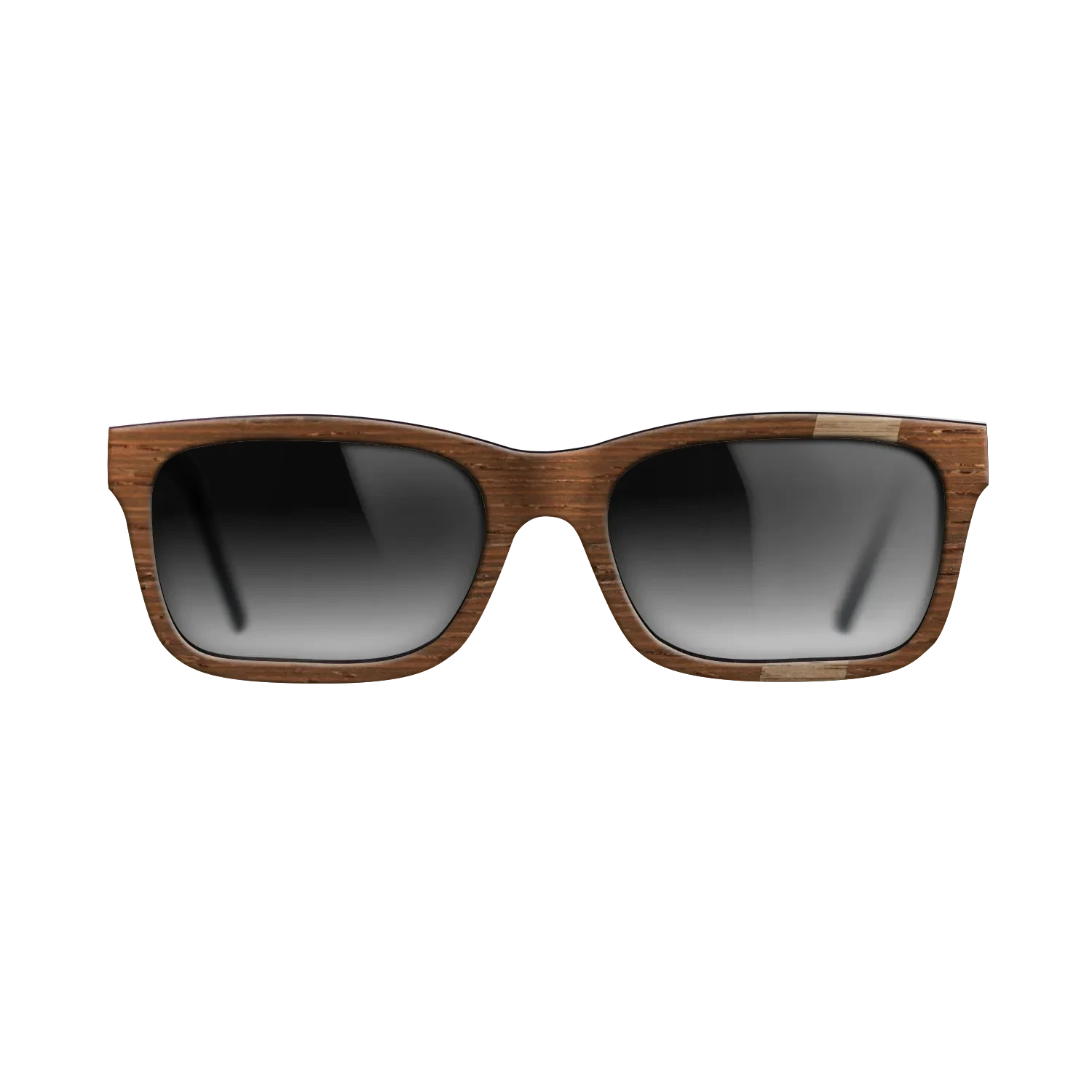 Walnut: Straight Grain,Wenge: Wedge - The Sage - Rectangle - SIRIS wood optic