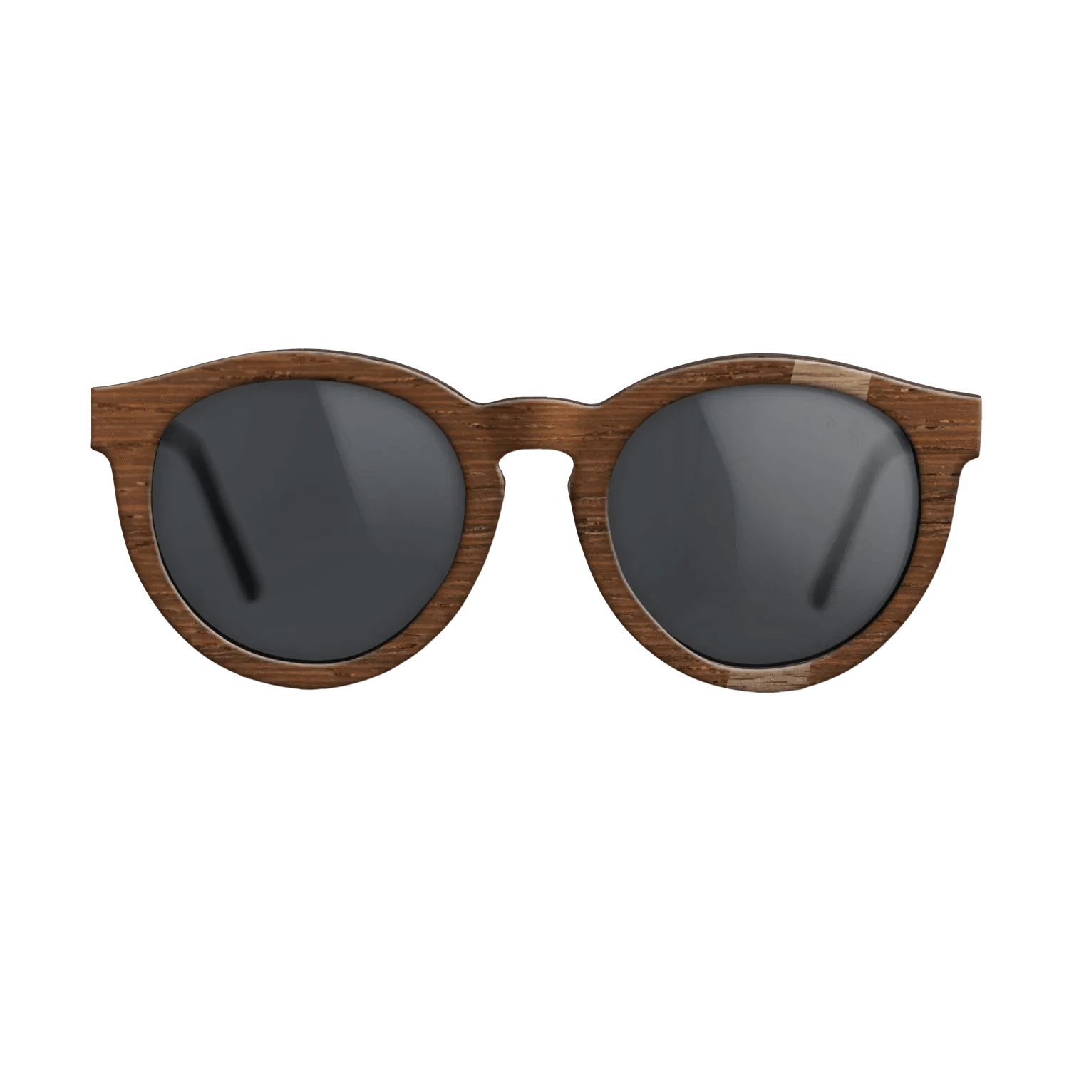 Walnut: Straight Grain,Wenge: Wedge - The Rebel - Round - SIRIS wood optic