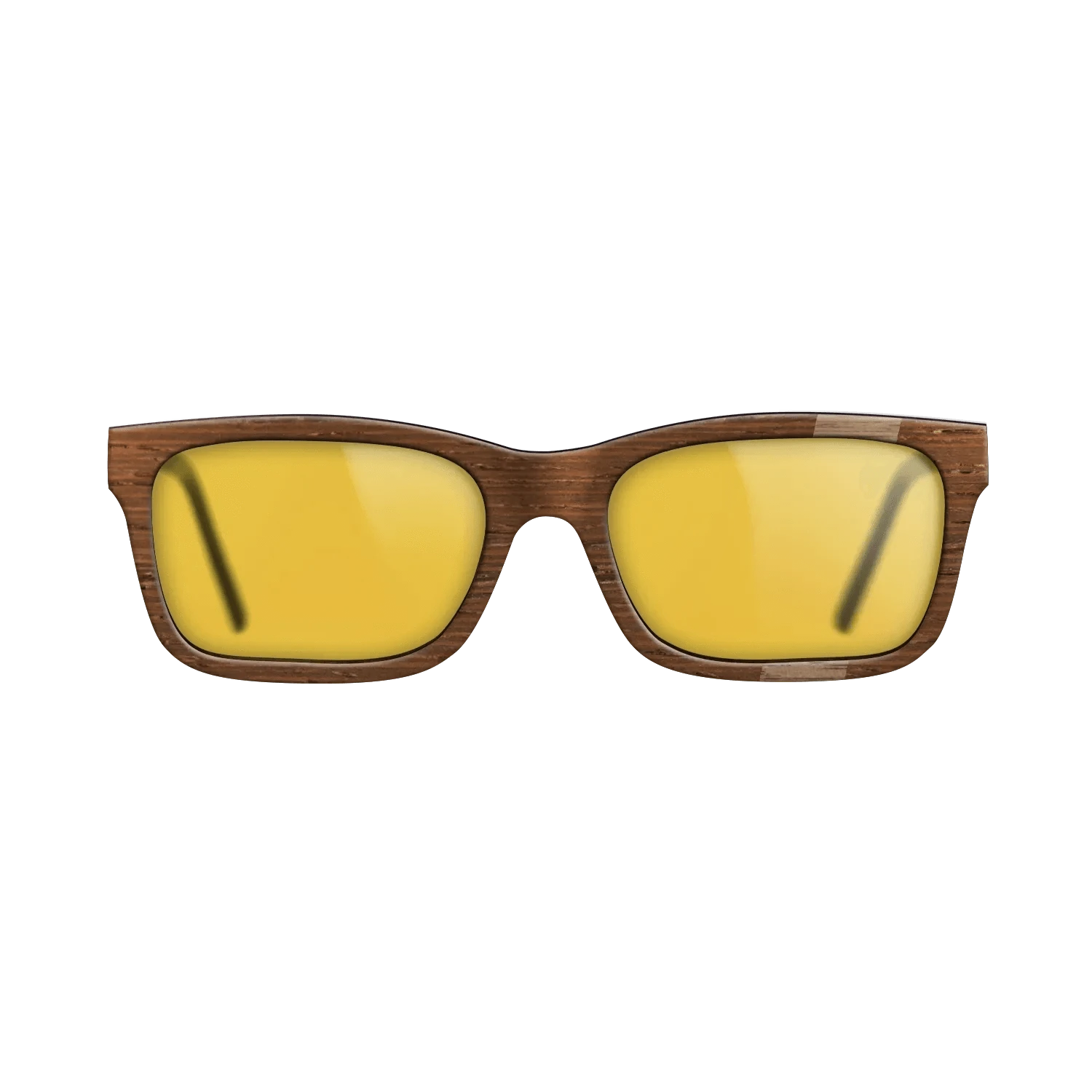 Walnut: Straight Grain,Wenge: Wedge - The Sage - Rectangle - SIRIS wood optic