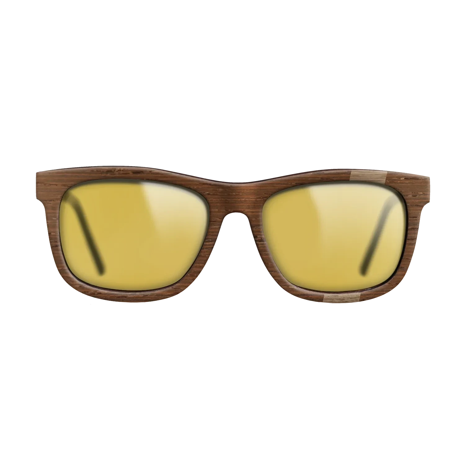 Walnut: Straight Grain,Wenge: Wedge - The Hero - Square - SIRIS wood optic