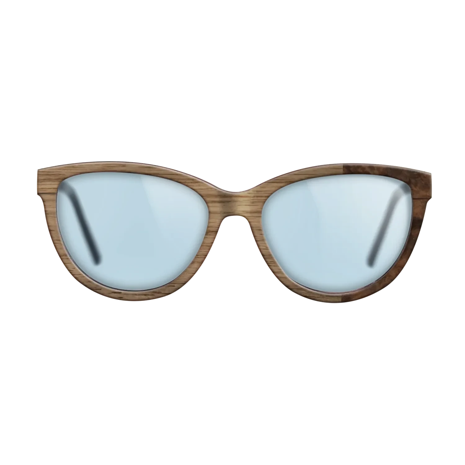 Walnut: Straight Grain,Walnut Burl: Bauhaus - The Maiden - Cat - SIRIS wood optic