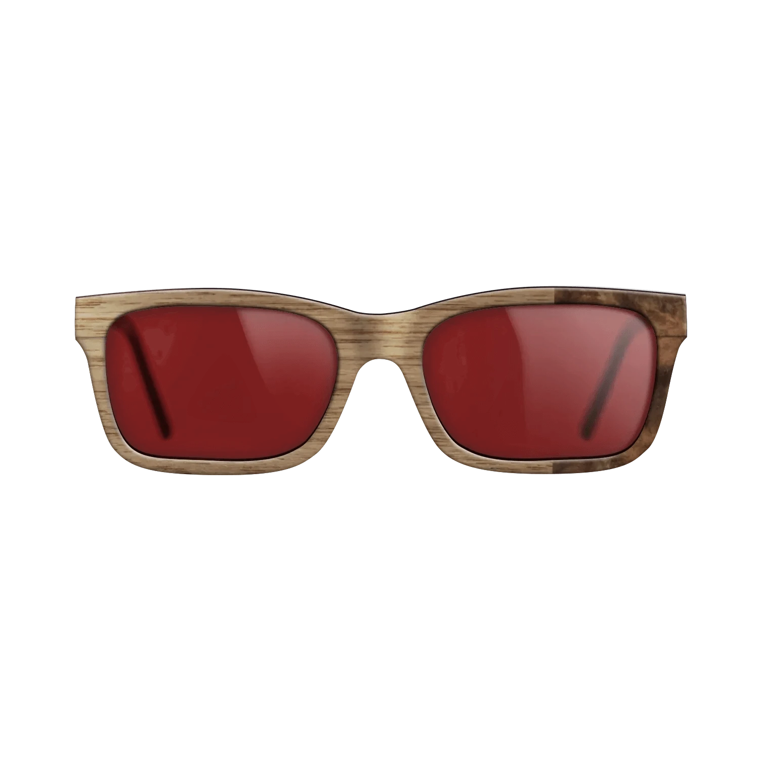 Walnut: Straight Grain,Walnut Burl: Bauhaus - The Sage - Rectangle - SIRIS wood optic