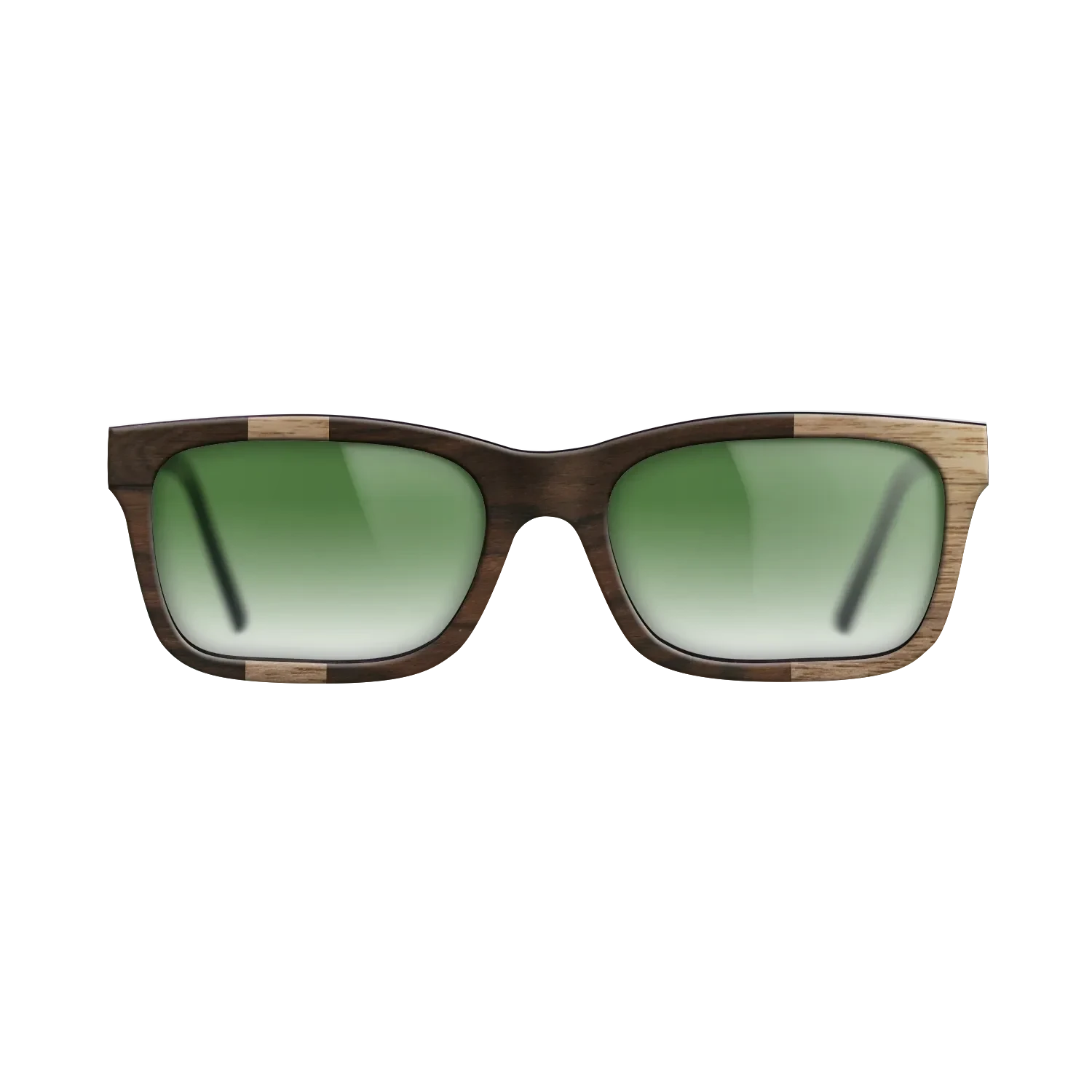 Walnut: Straight Grain,Ziricote Dark Quartered: Diametric - The Sage - Rectangle - SIRIS wood optic