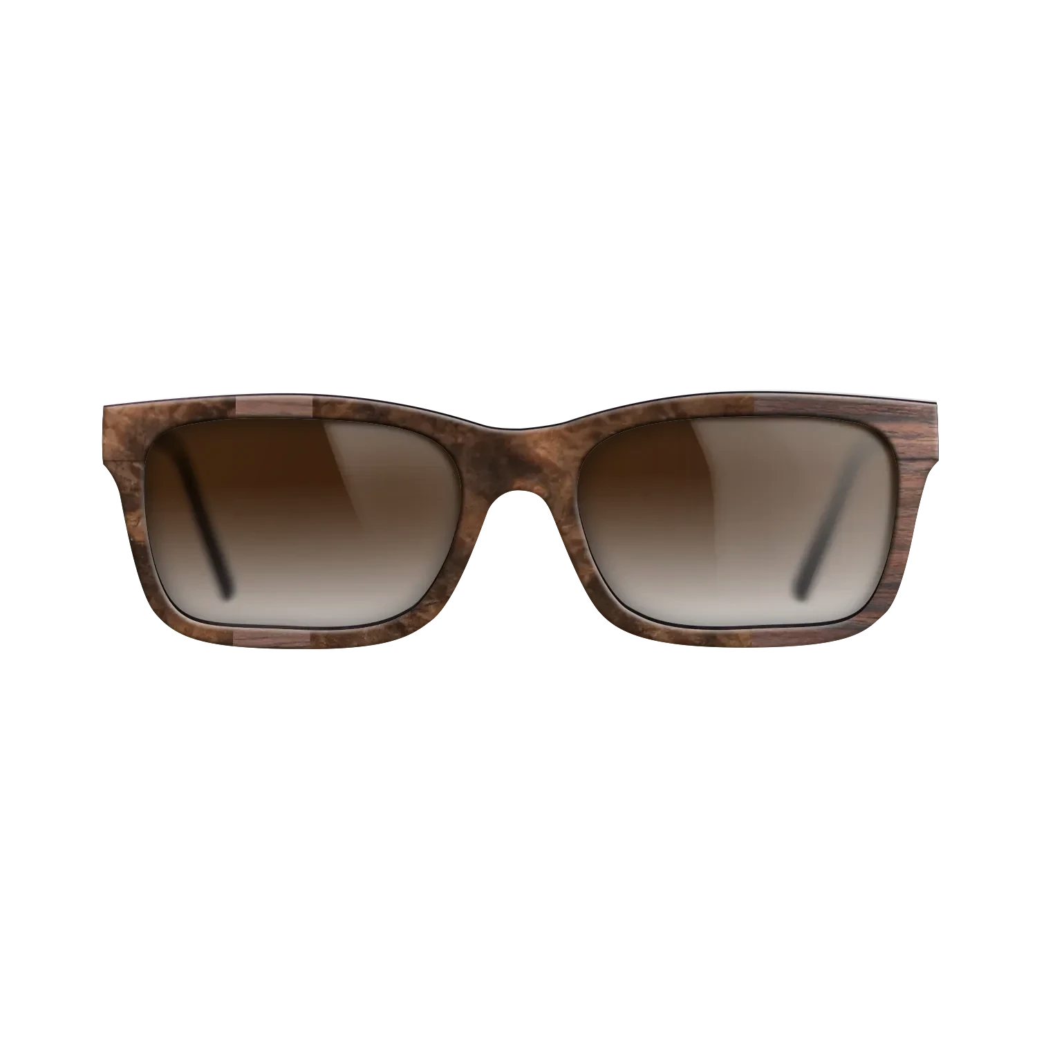 Rosewood Reconstituted,Walnut Burl: Diametric - The Sage - Rectangle - SIRIS wood optic
