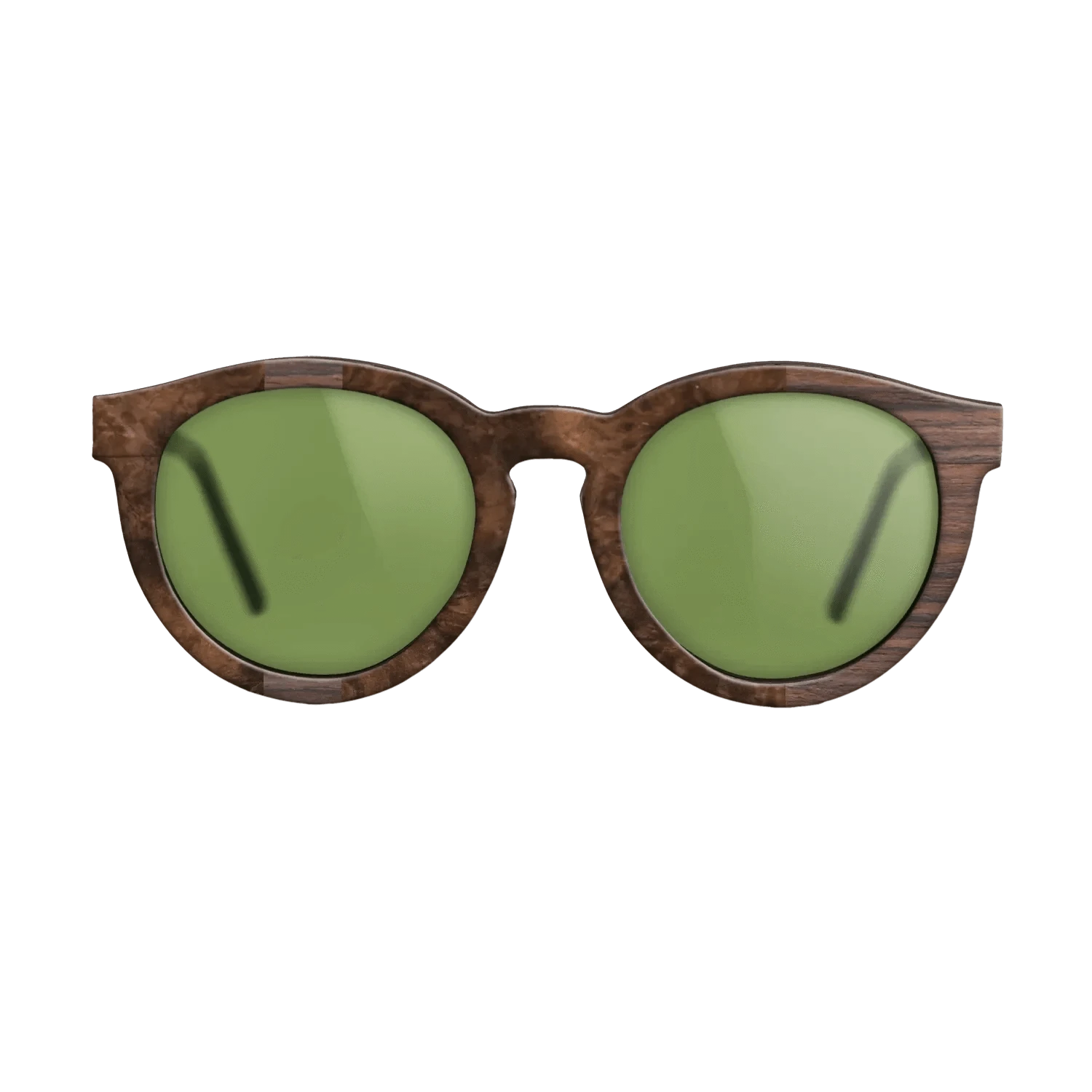 Rosewood Reconstituted,Walnut Burl: Diametric - The Rebel - Round - SIRIS wood optic