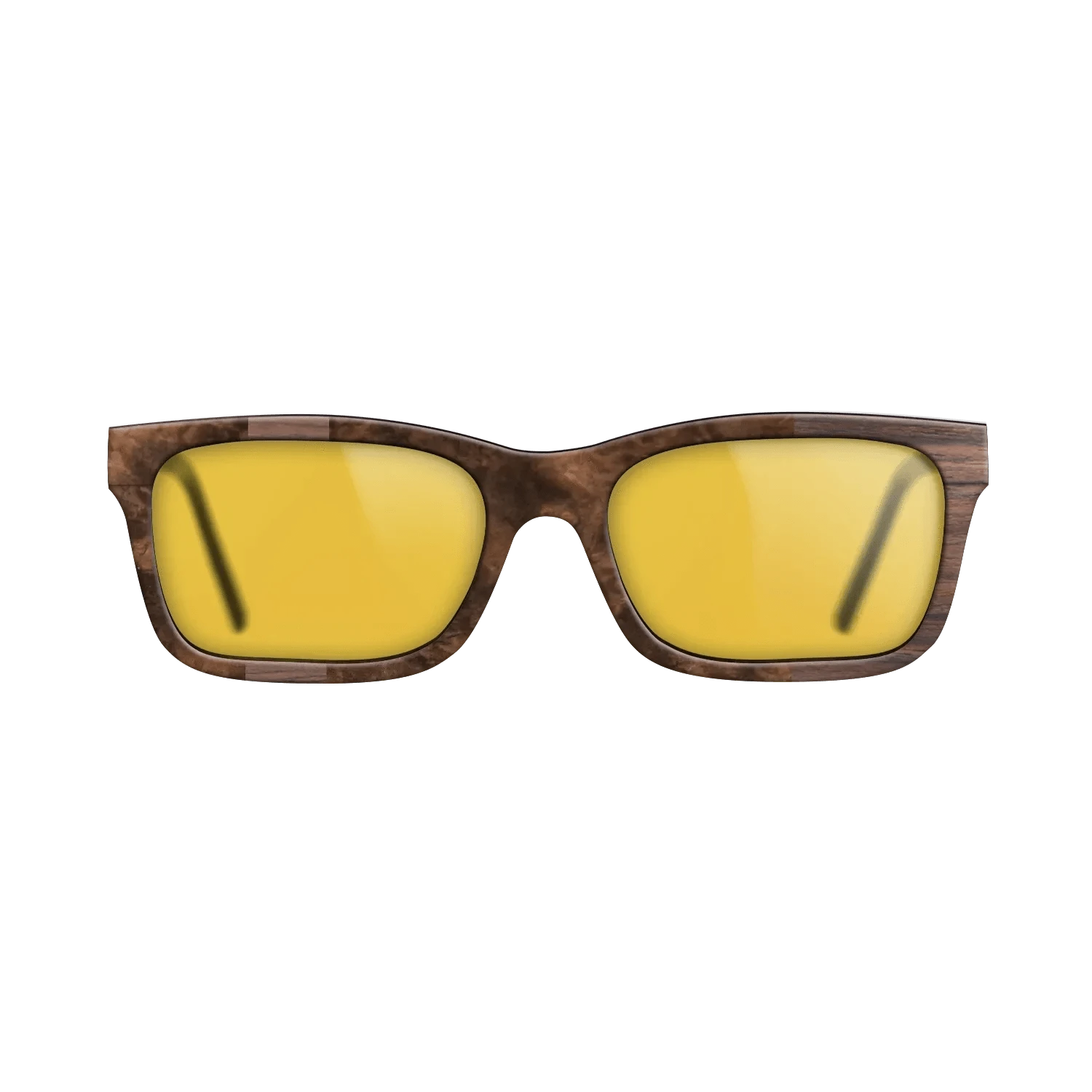 Rosewood Reconstituted,Walnut Burl: Diametric - The Sage - Rectangle - SIRIS wood optic