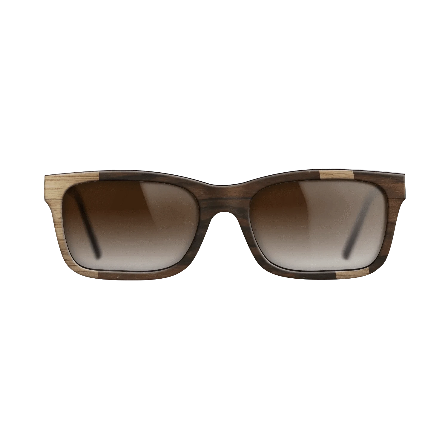 Walnut: Straight Grain,Ziricote Dark Quartered: Diametric - The Sage - Rectangle - 1864 - SIRIS wood optic
