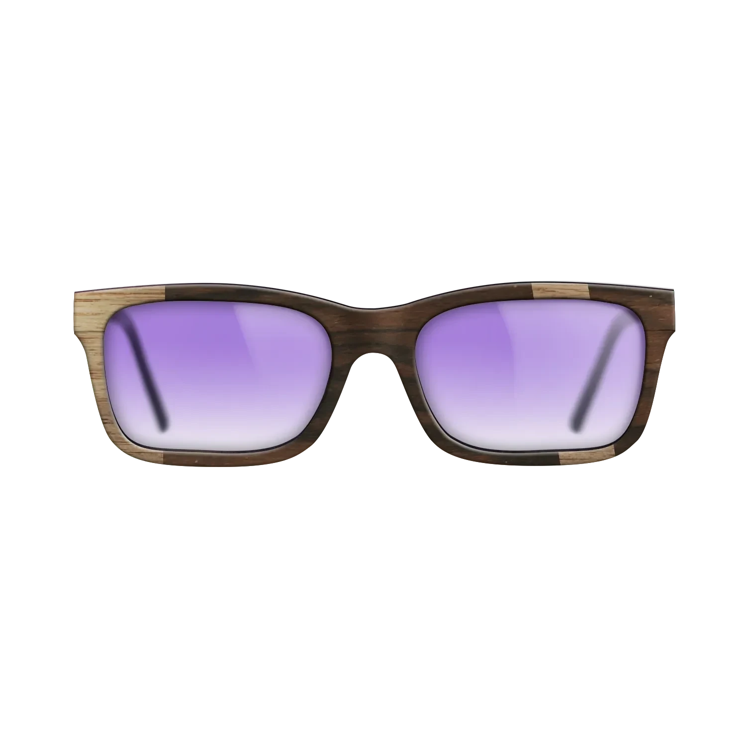 Walnut: Straight Grain,Ziricote Dark Quartered: Diametric - The Sage - Rectangle - 1864 - SIRIS wood optic