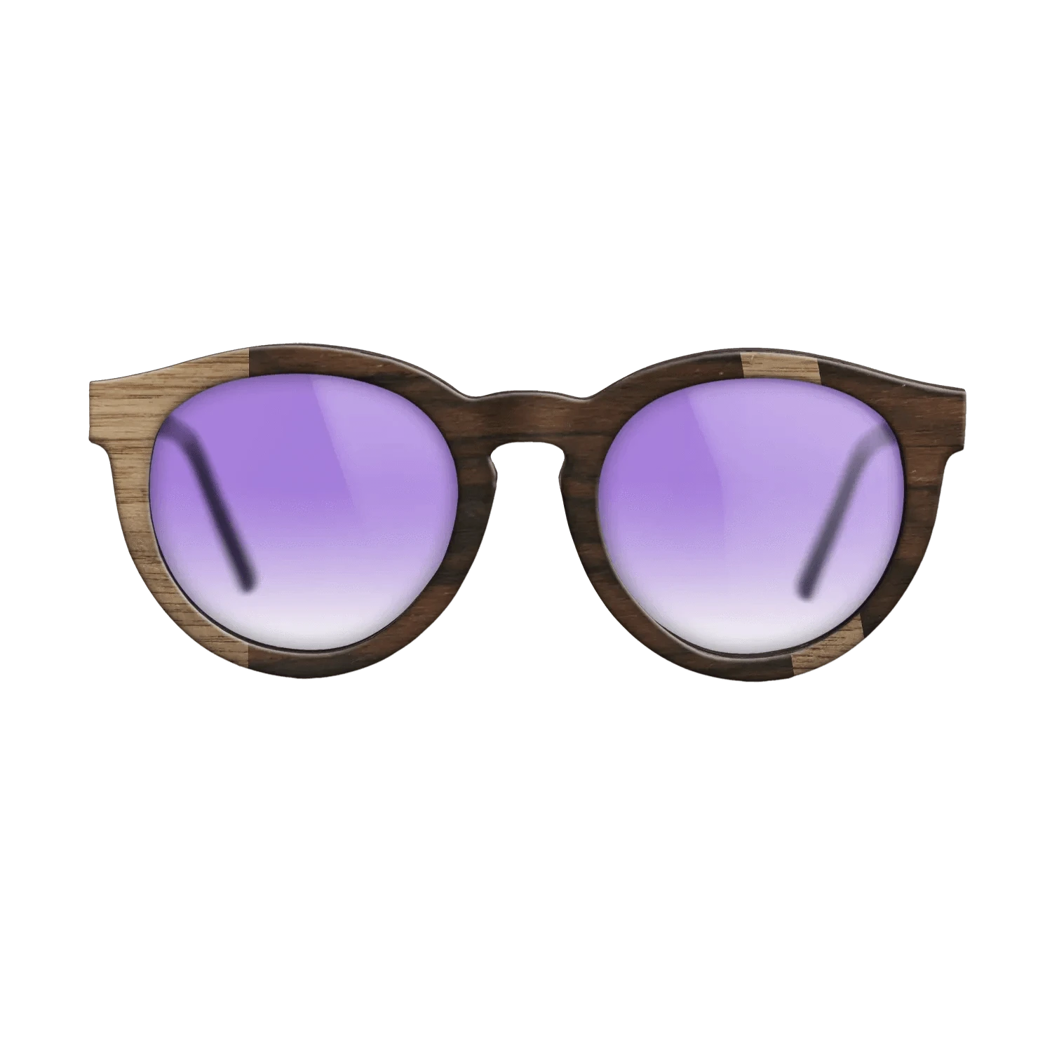 Walnut: Straight Grain,Ziricote Dark Quartered: Diametric - The Rebel - Round - 1864 - SIRIS wood optic