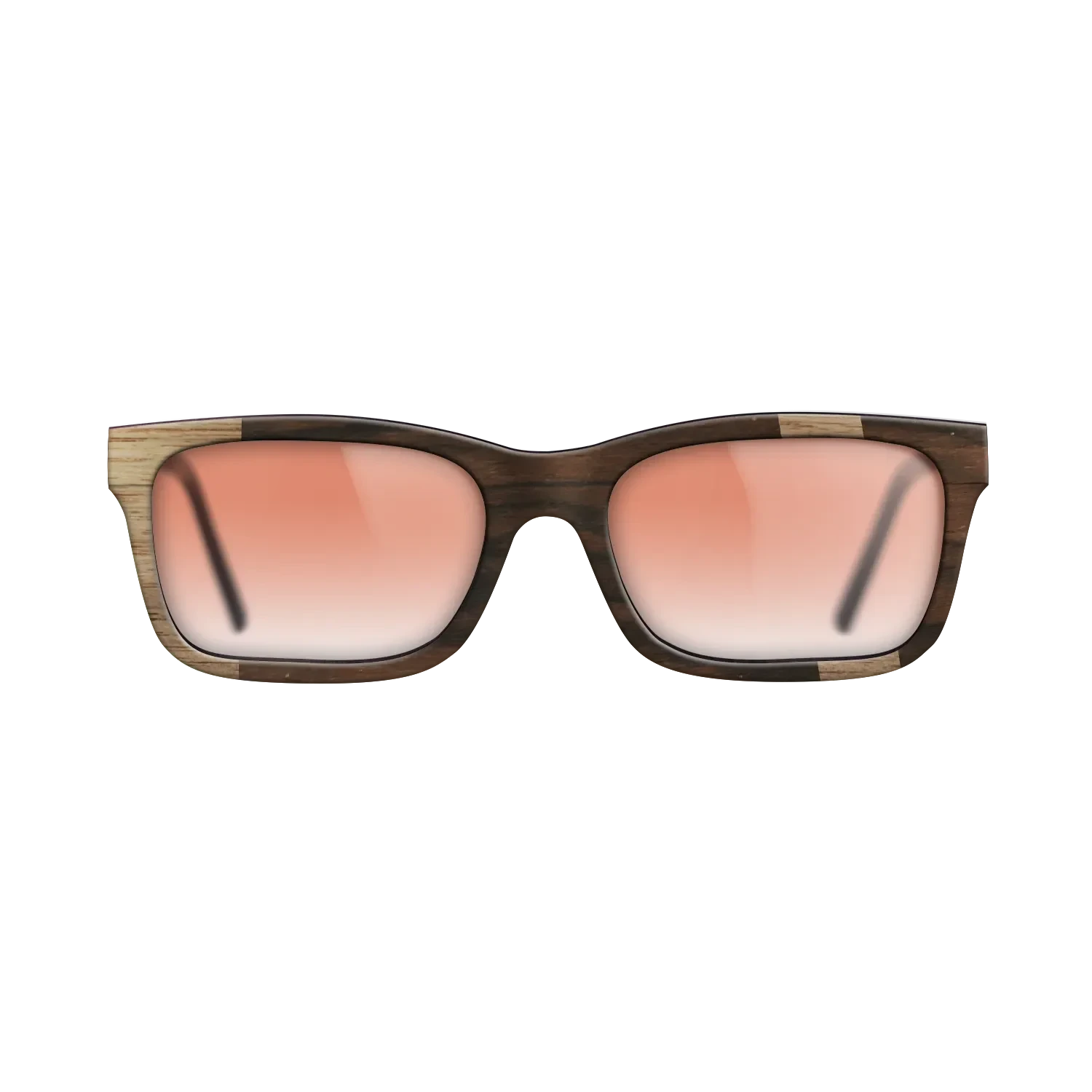 Walnut: Straight Grain,Ziricote Dark Quartered: Diametric - The Sage - Rectangle - 1864 - SIRIS wood optic