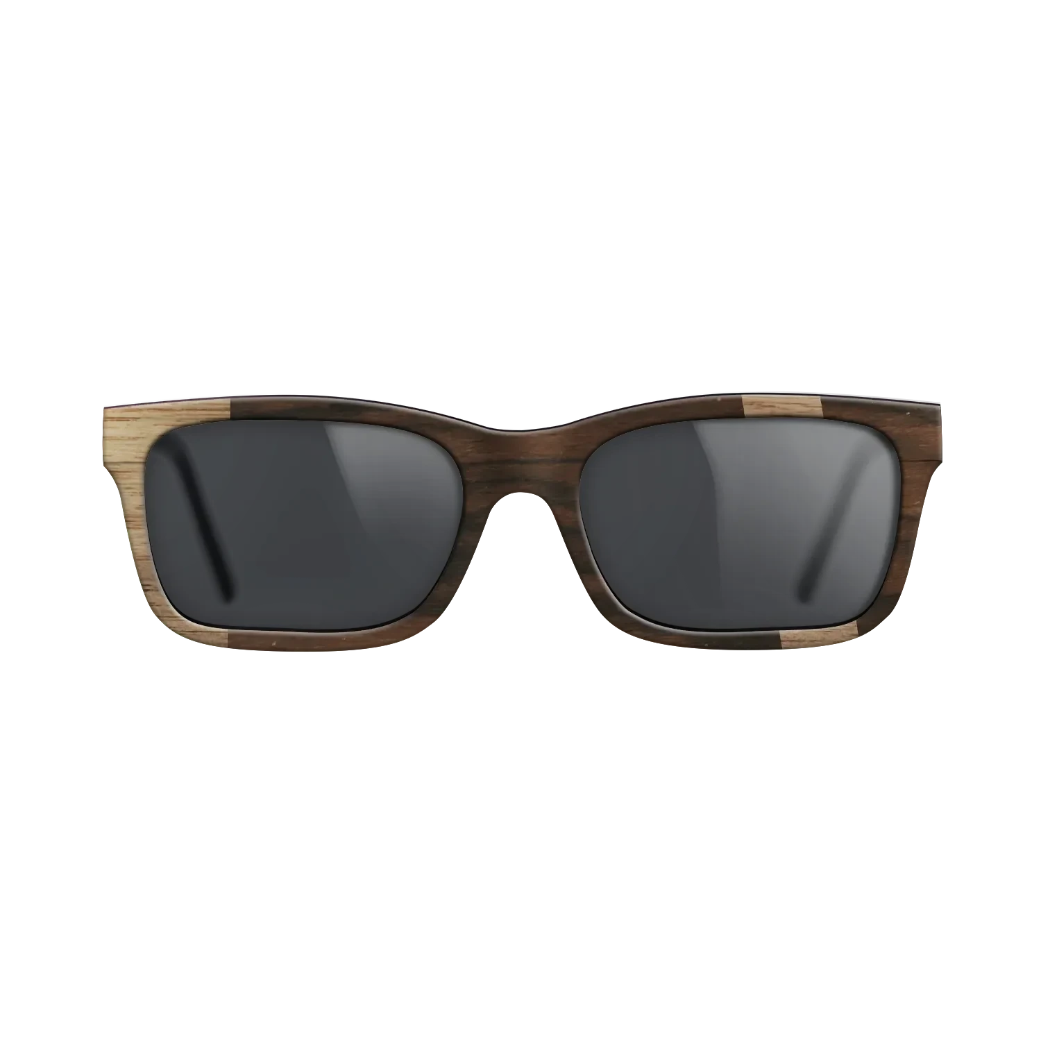 Walnut: Straight Grain,Ziricote Dark Quartered: Diametric - The Sage - Rectangle - 1864 - SIRIS wood optic