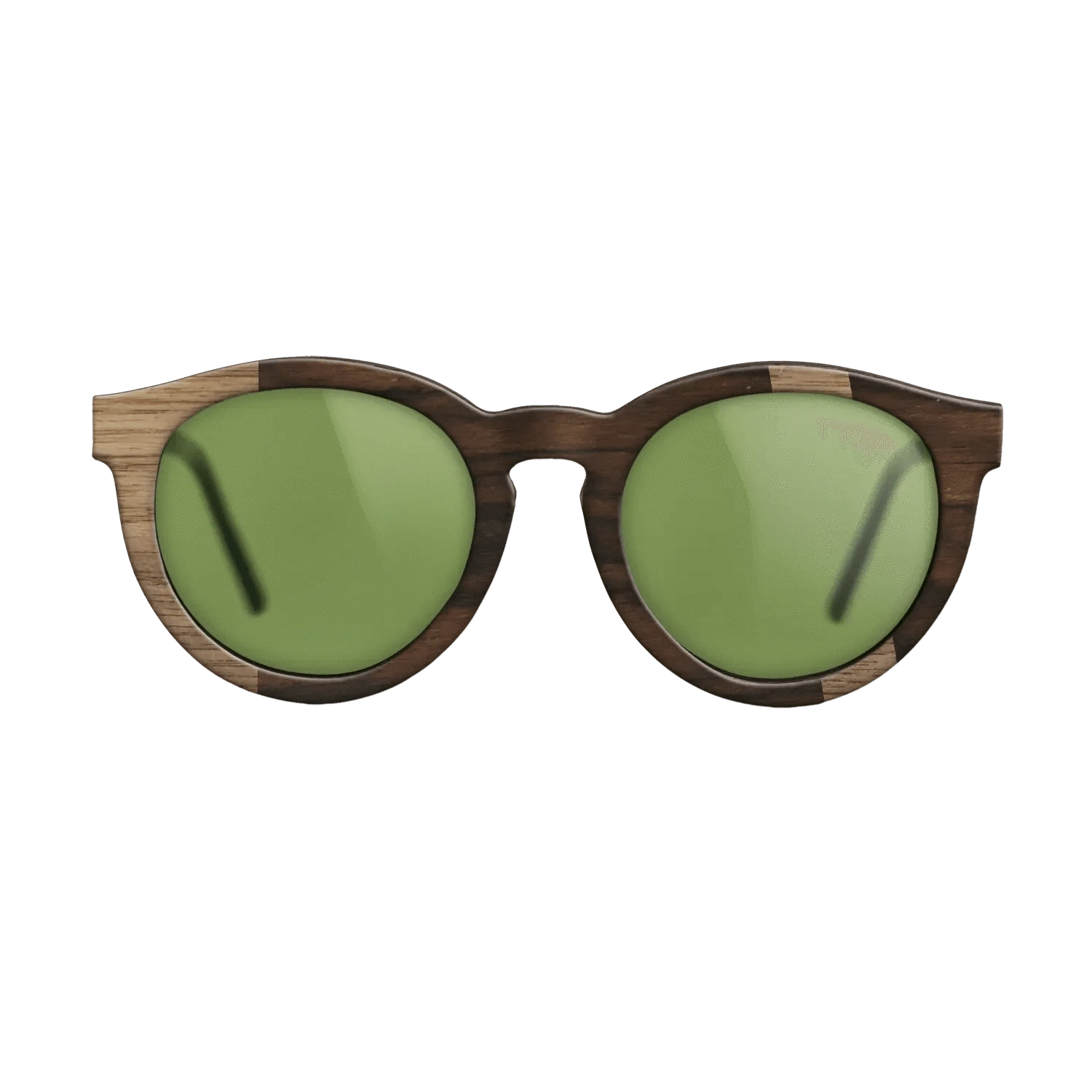 Walnut: Straight Grain,Ziricote Dark Quartered: Diametric - The Rebel - Round - 1864 - SIRIS wood optic