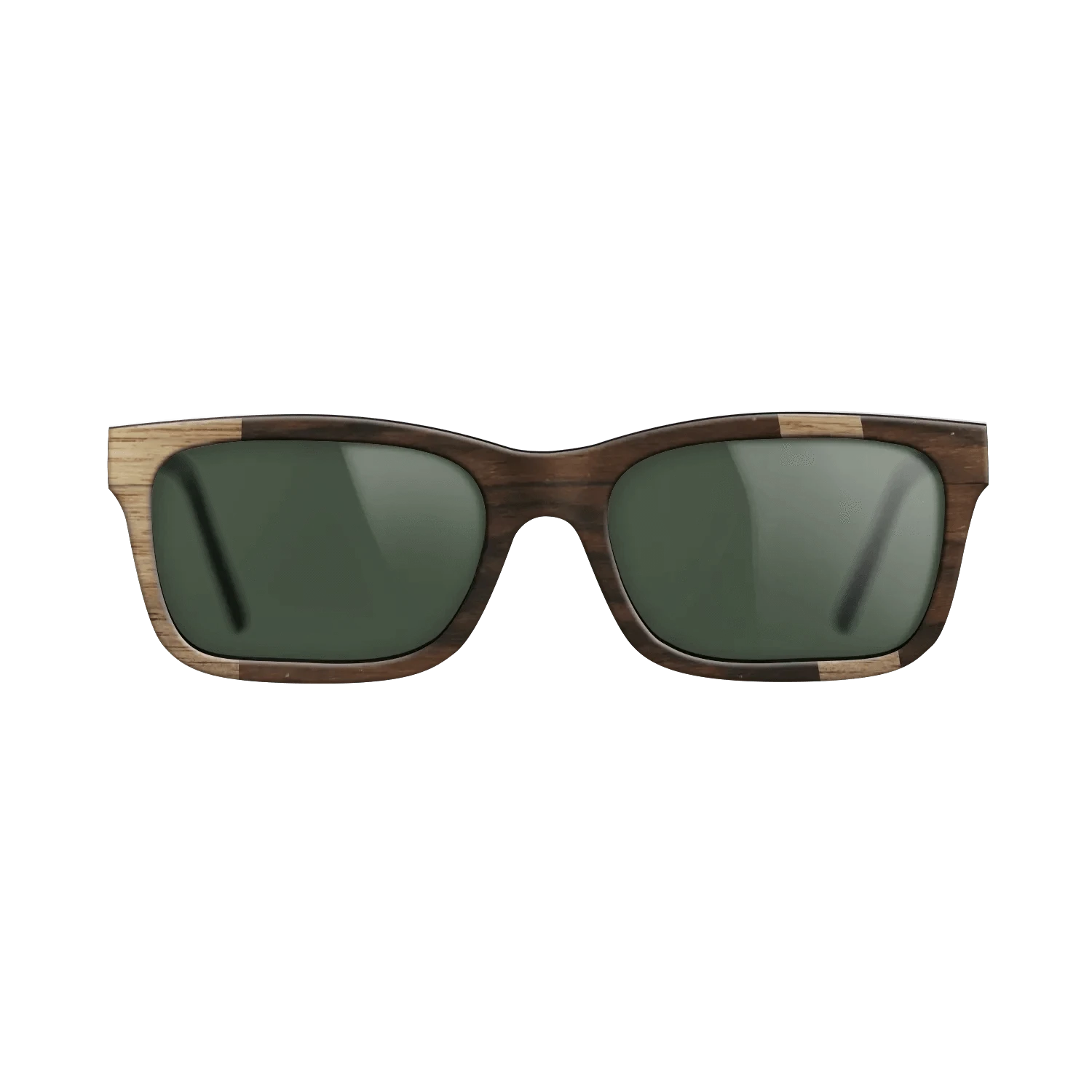 Walnut: Straight Grain,Ziricote Dark Quartered: Diametric - The Sage - Rectangle - 1864 - SIRIS wood optic