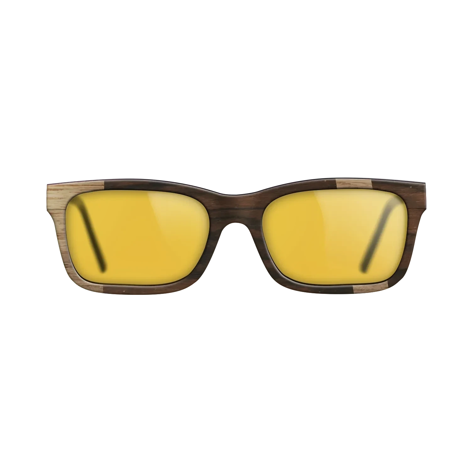 Walnut: Straight Grain,Ziricote Dark Quartered: Diametric - The Sage - Rectangle - 1864 - SIRIS wood optic