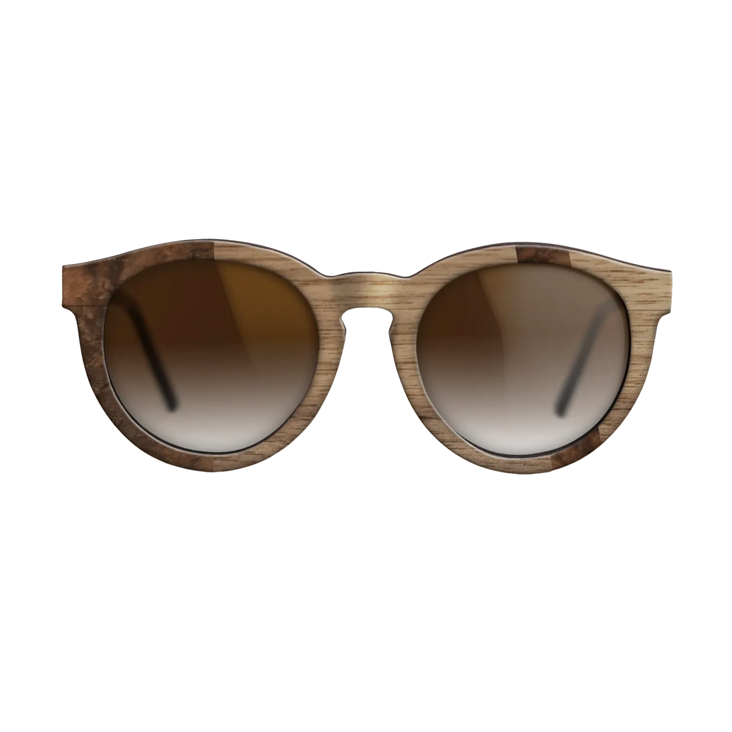 Walnut Burl,Walnut: Straight Grain: Diametric - The Rebel - Round - SIRIS wood optic