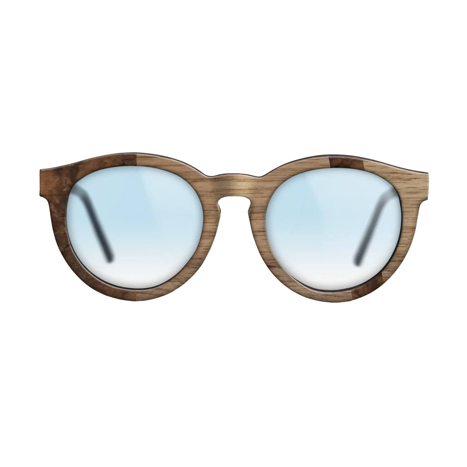 Walnut Burl,Walnut: Straight Grain: Diametric - The Rebel - Round - SIRIS wood optic