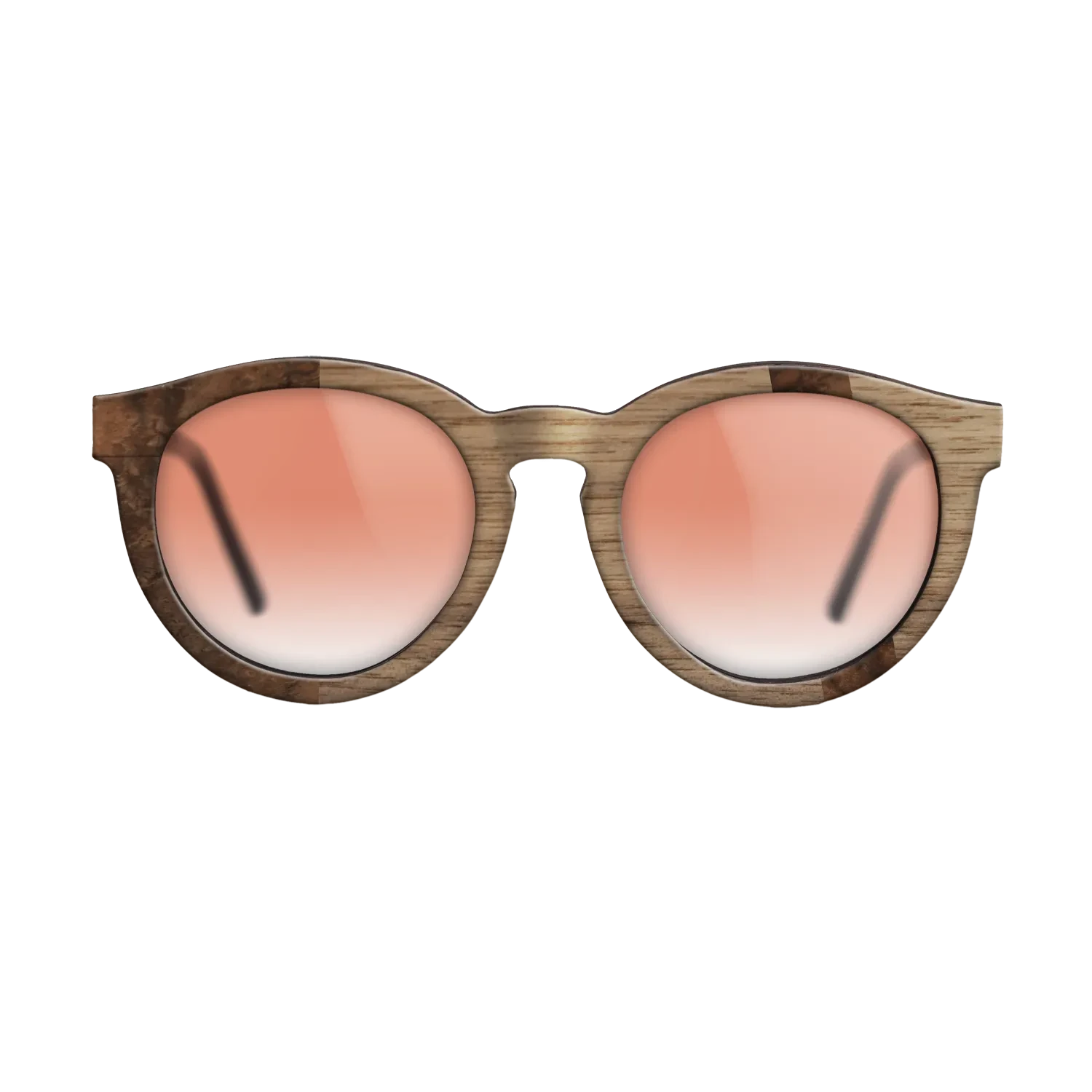 Walnut Burl,Walnut: Straight Grain: Diametric - The Rebel - Round - SIRIS wood optic