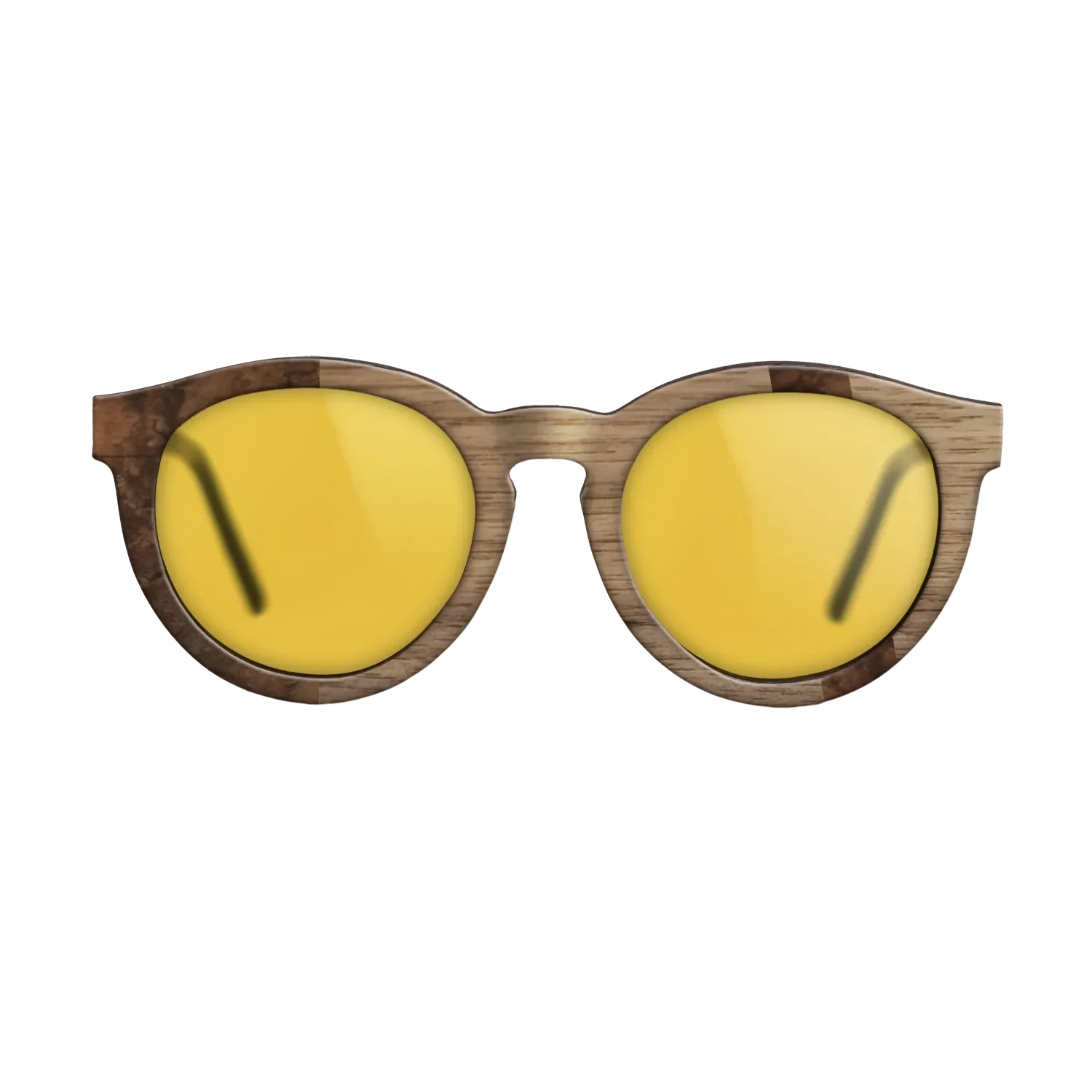 Walnut Burl,Walnut: Straight Grain: Diametric - The Rebel - Round - SIRIS wood optic