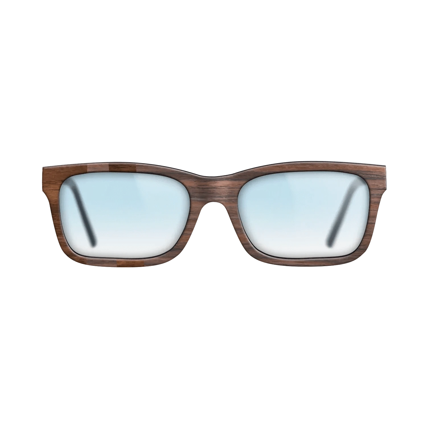 Rosewood Reconstituted,Walnut Claro Dark: Geometric - The Sage - Rectangle - SIRIS wood optic