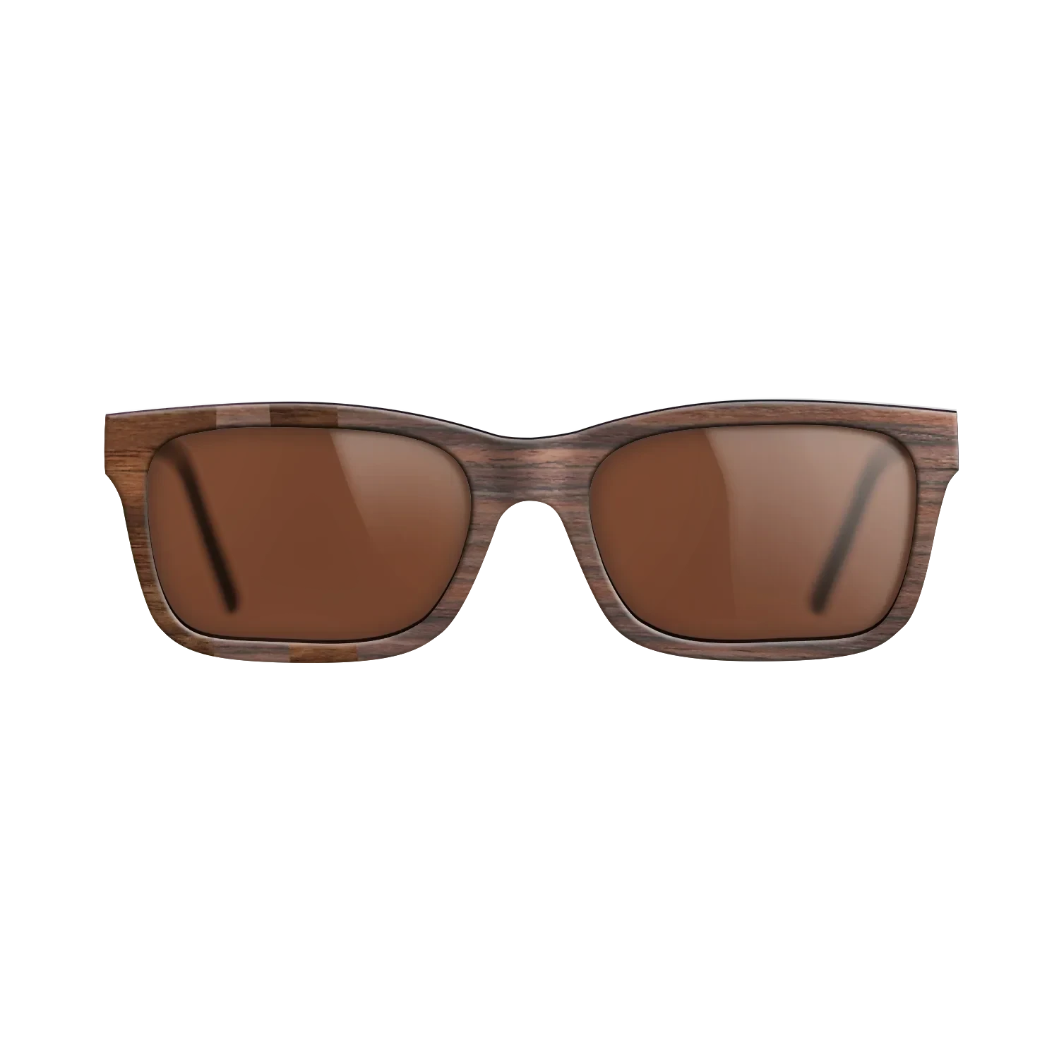 Rosewood Reconstituted,Walnut Claro Dark: Geometric - The Sage - Rectangle - SIRIS wood optic