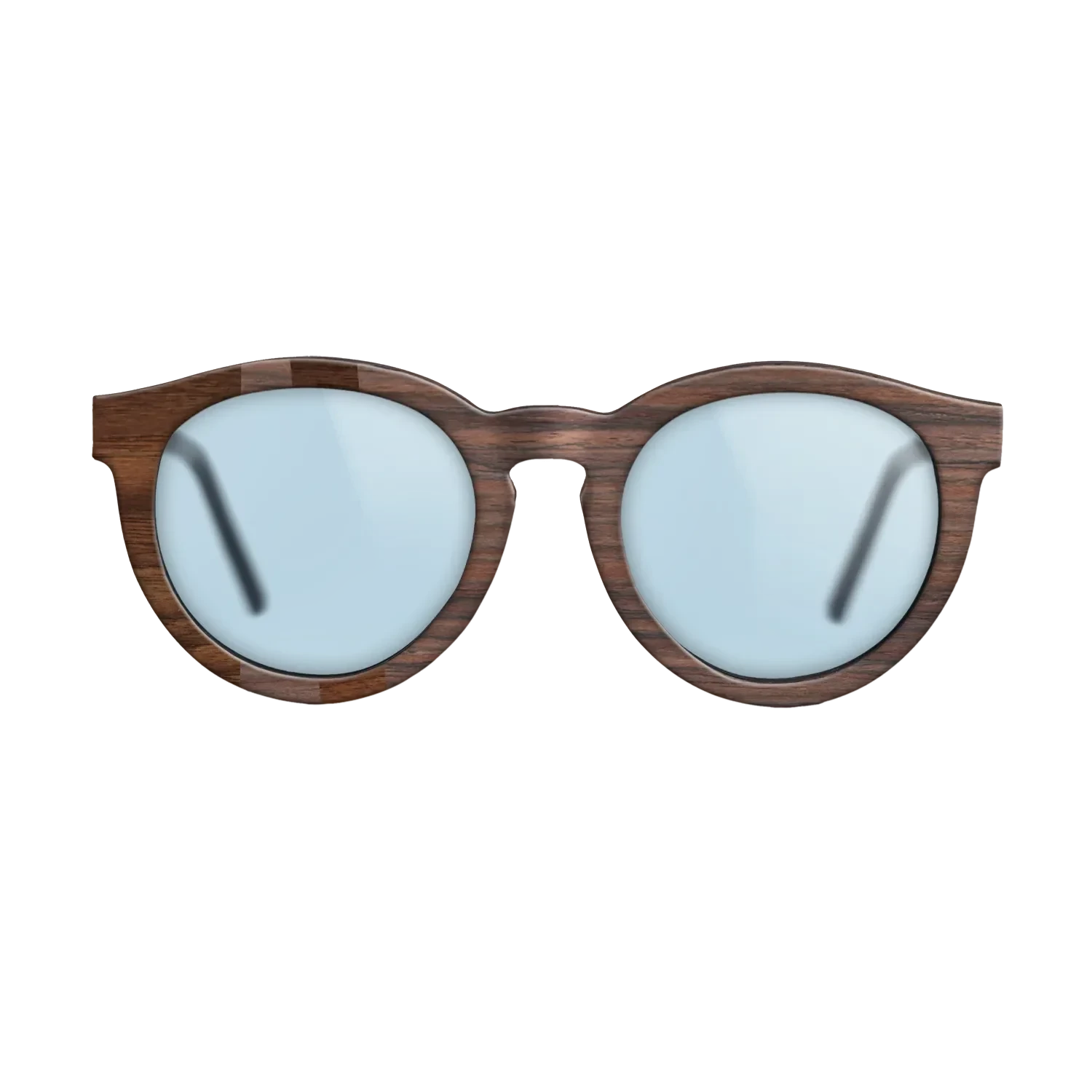 Rosewood Reconstituted,Walnut Claro Dark: Geometric - The Rebel - Round - SIRIS wood optic
