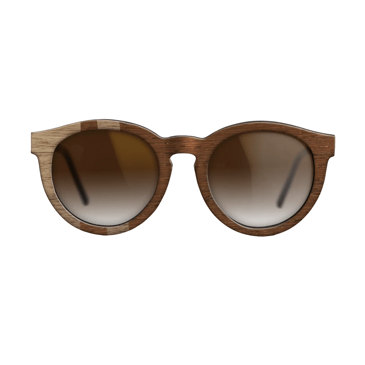 Wenge,Walnut: Straight Grain: Geometric - The Rebel - Round - SIRIS wood optic