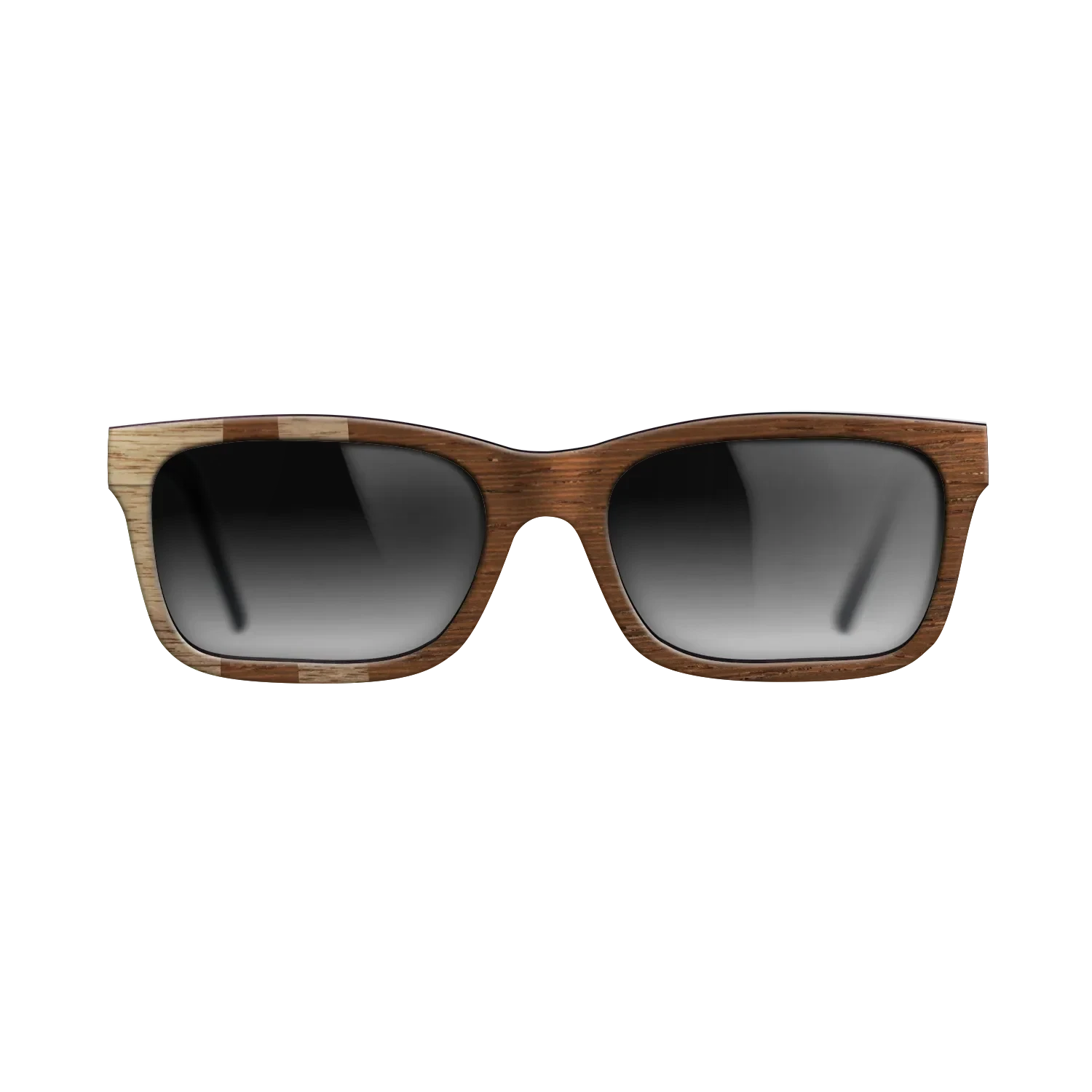 Wenge,Walnut: Straight Grain: Geometric - The Sage - Rectangle - SIRIS wood optic