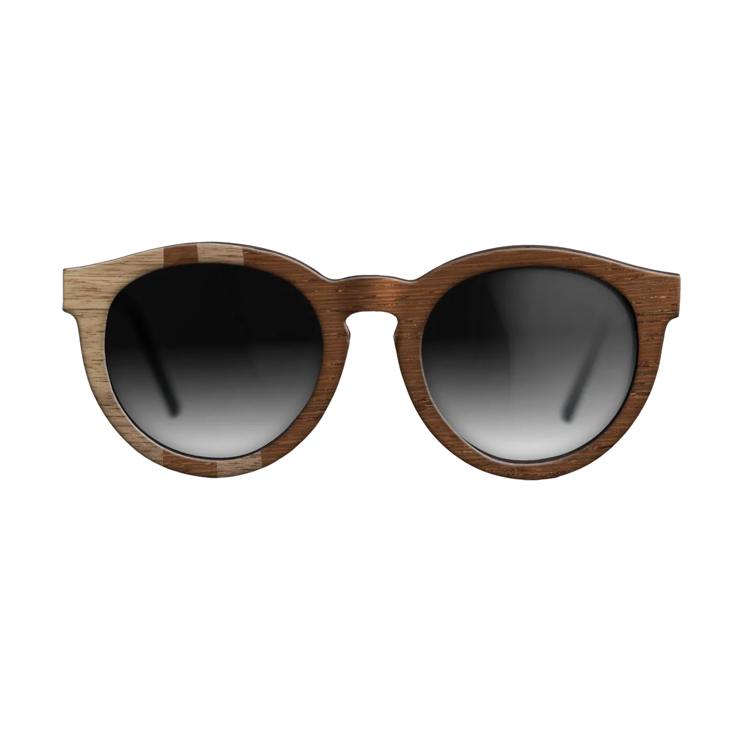 Wenge,Walnut: Straight Grain: Geometric - The Rebel - Round - SIRIS wood optic