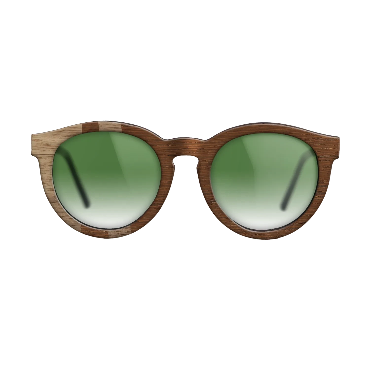 Wenge,Walnut: Straight Grain: Geometric - The Rebel - Round - SIRIS wood optic