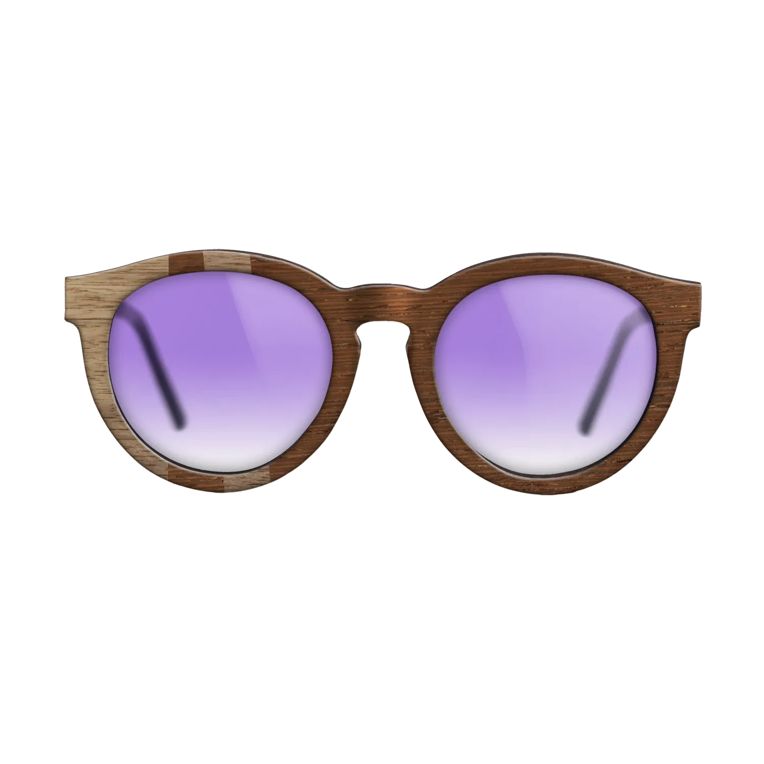 Wenge,Walnut: Straight Grain: Geometric - The Rebel - Round - SIRIS wood optic