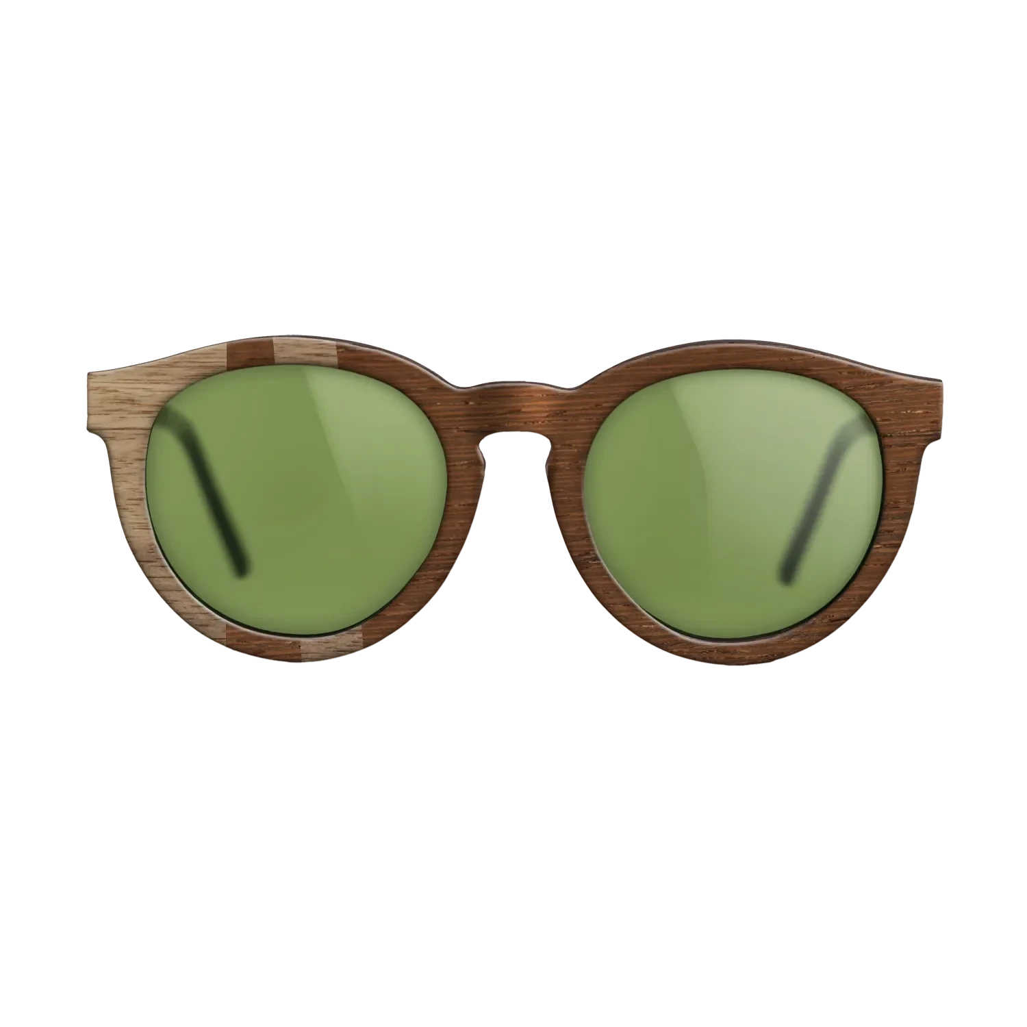 Wenge,Walnut: Straight Grain: Geometric - The Rebel - Round - SIRIS wood optic