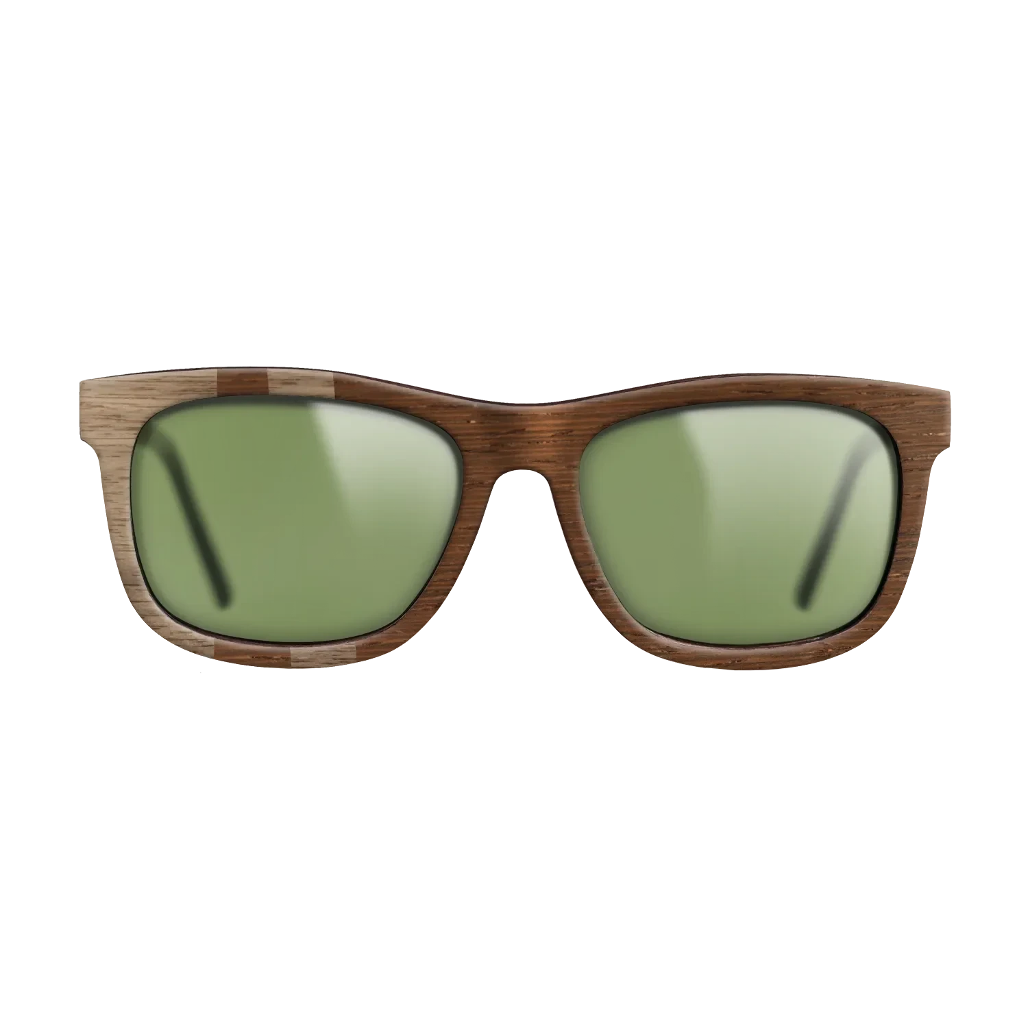 Wenge,Walnut: Straight Grain: Geometric - The Hero - Square - SIRIS wood optic