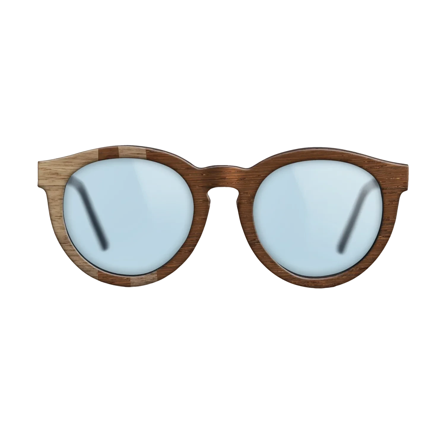 Wenge,Walnut: Straight Grain: Geometric - The Rebel - Round - SIRIS wood optic