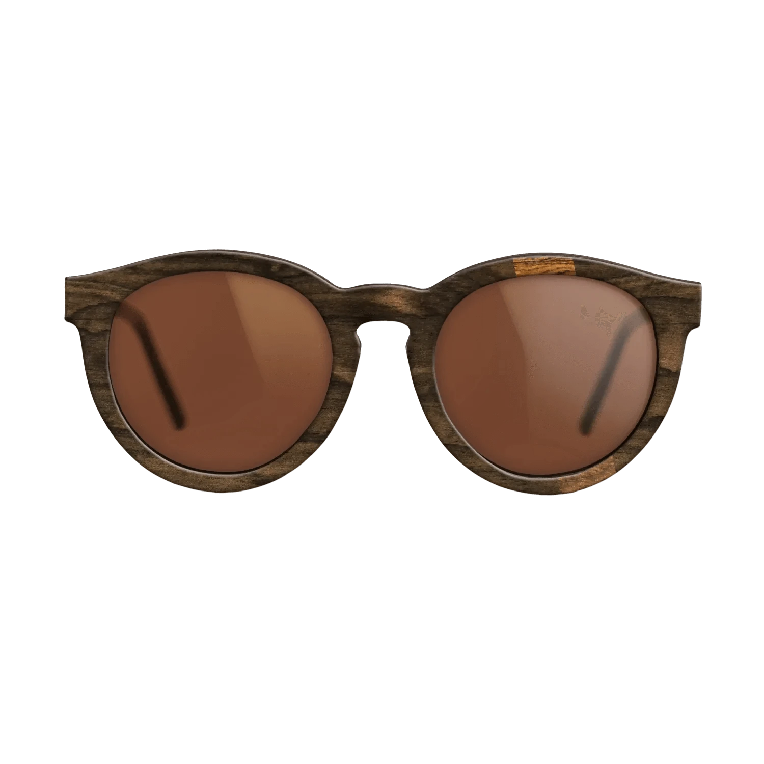 Ziricote Dark Quartered,Bocote: Wedge - The Rebel - Round - 1662 - SIRIS wood optic