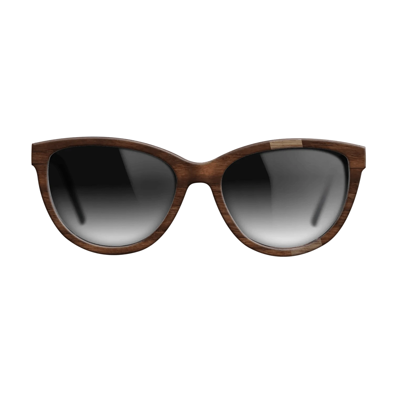 Walnut: Straight Grain,Walnut Claro Dark: Wedge - The Maiden - Cat - 1527 - SIRIS wood optic